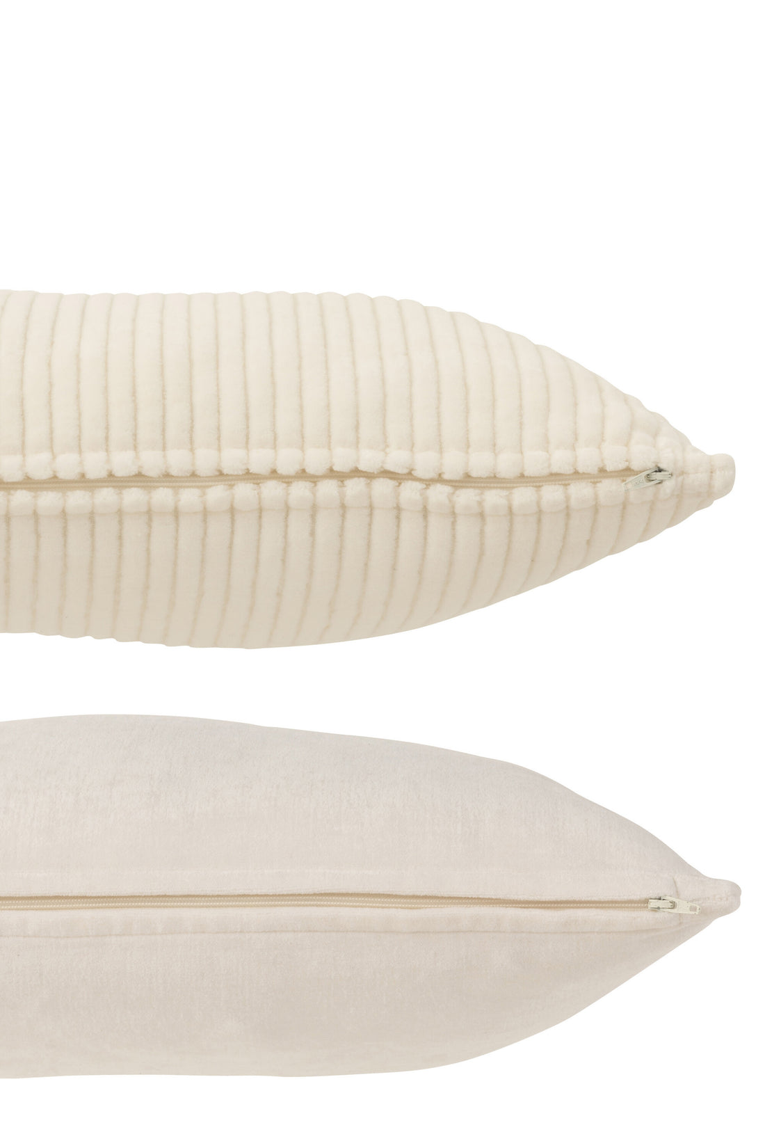 Kussen Velvet Vierkant Katoen Wit Assortiment Van 2