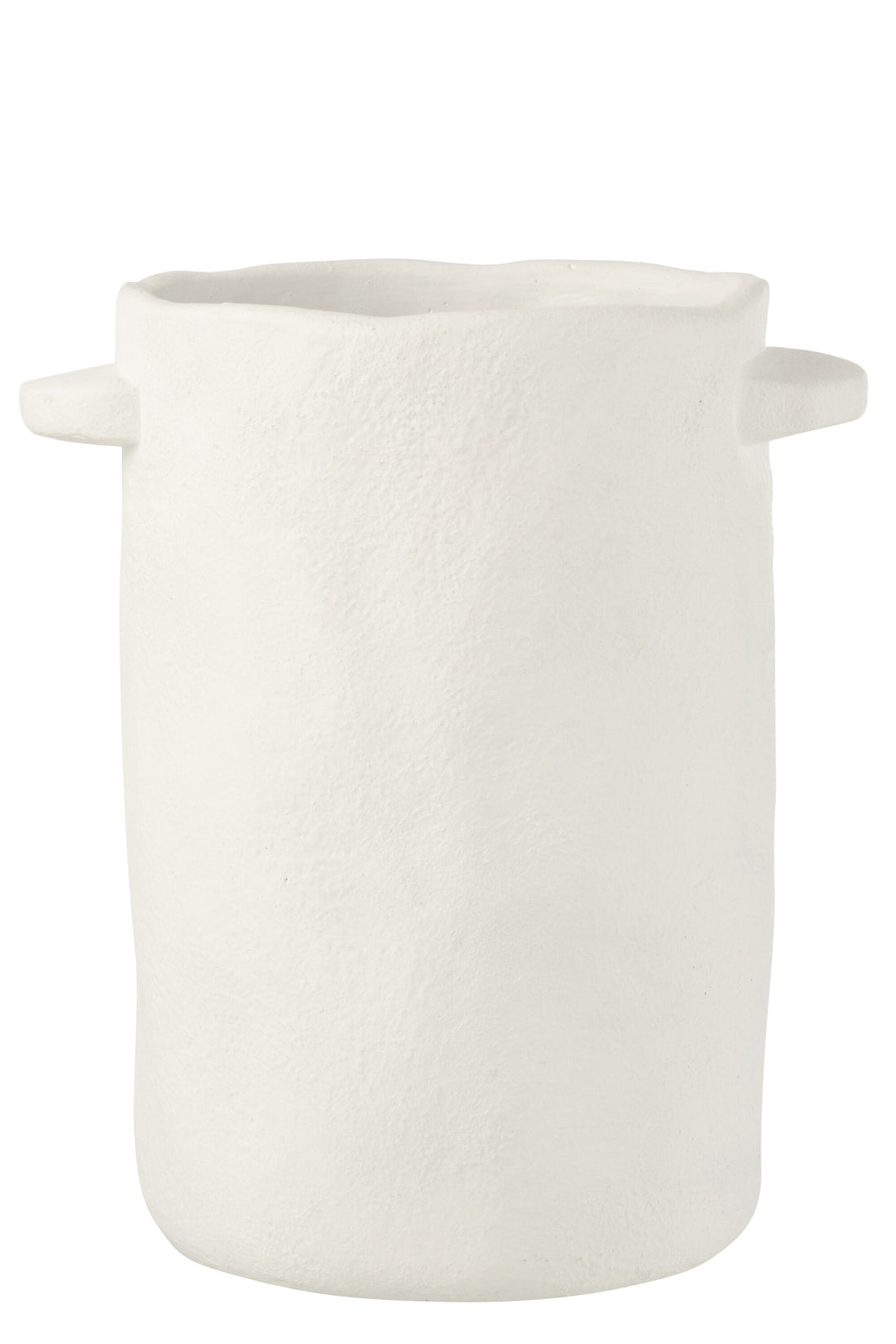 J-Line Bloempot Lang Hangend Gustave - cement - wit - 30 cm hoog