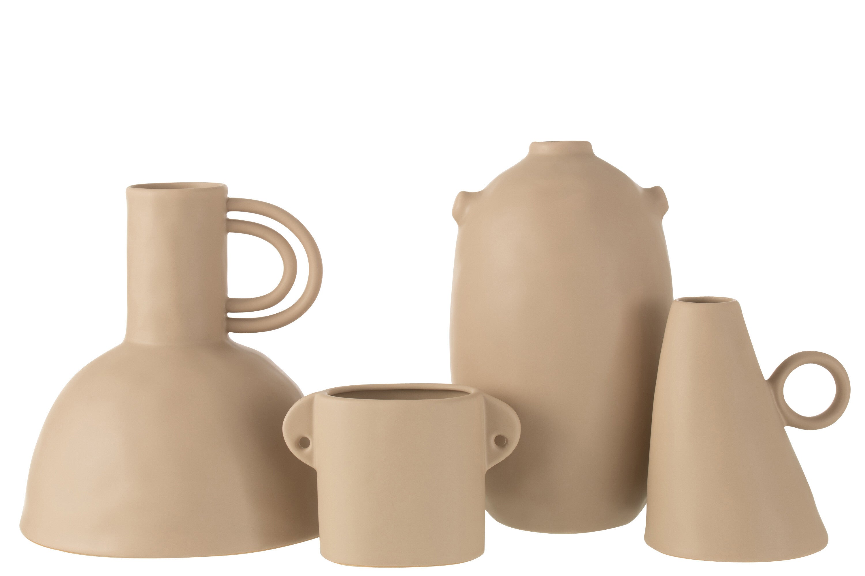 J-Line Kruik Renaissance Keramiek Beige - 24.00 cm hoog
