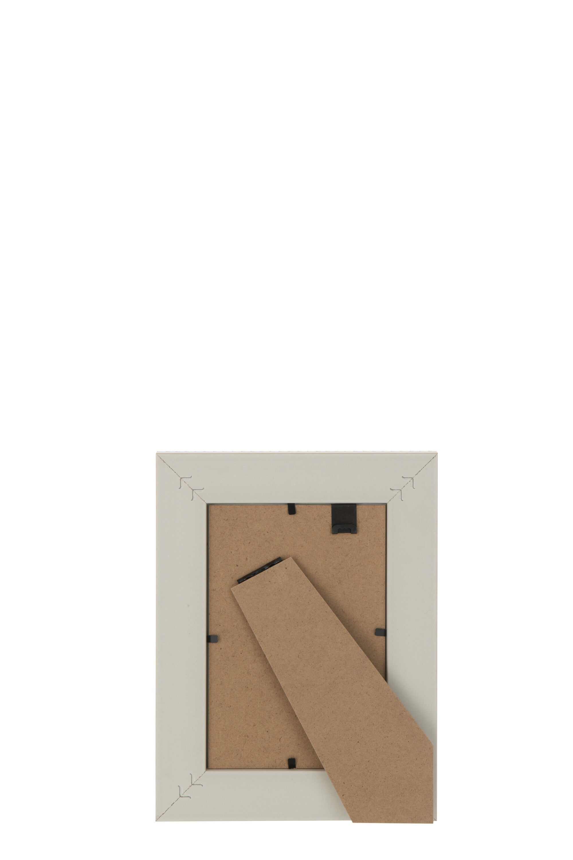 J-Line Fotokader 10X15 Gewoven Textuur Polystyreen Donkerbeige