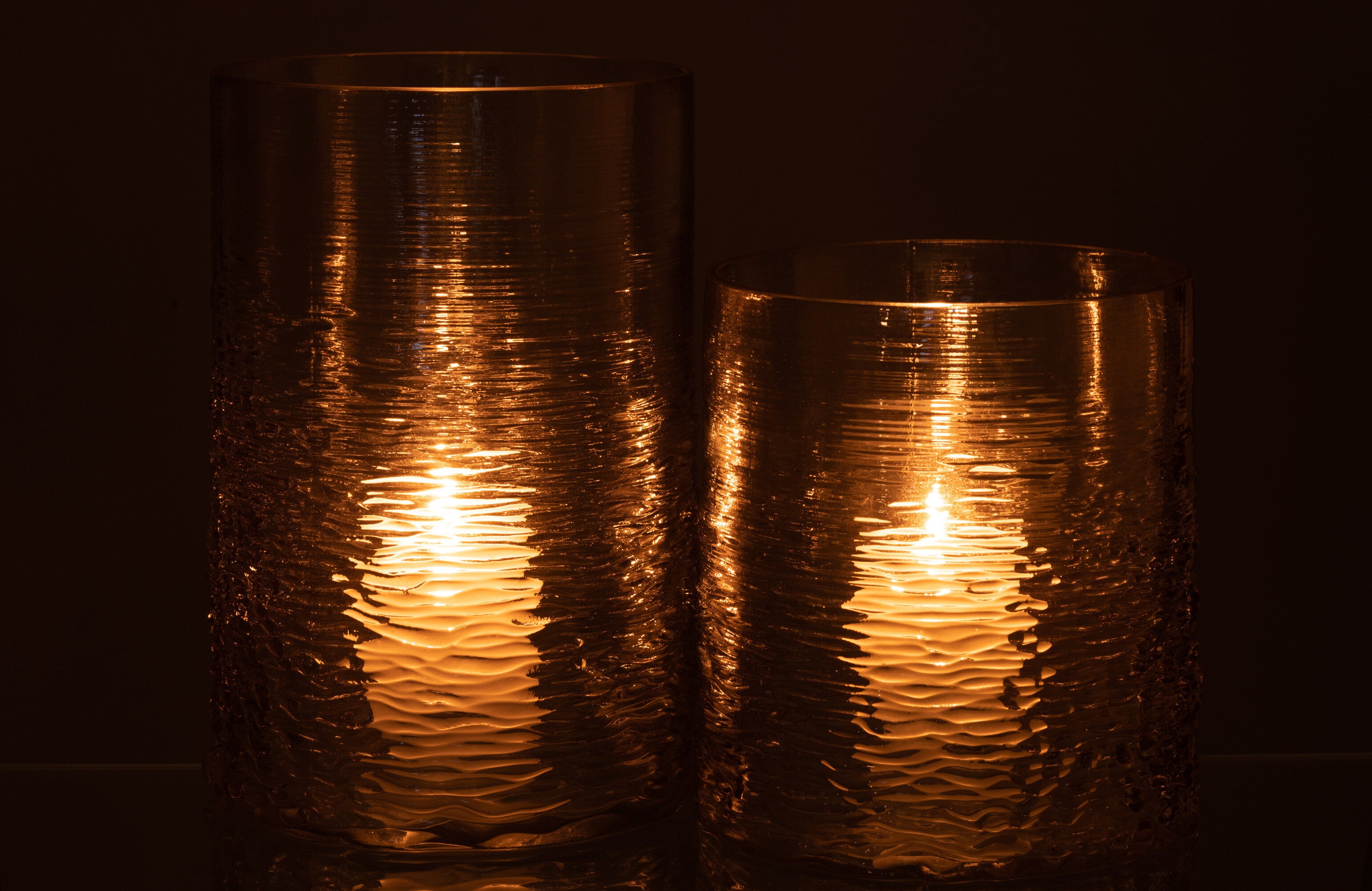 Orkaan Zeeglas Grijs Groot