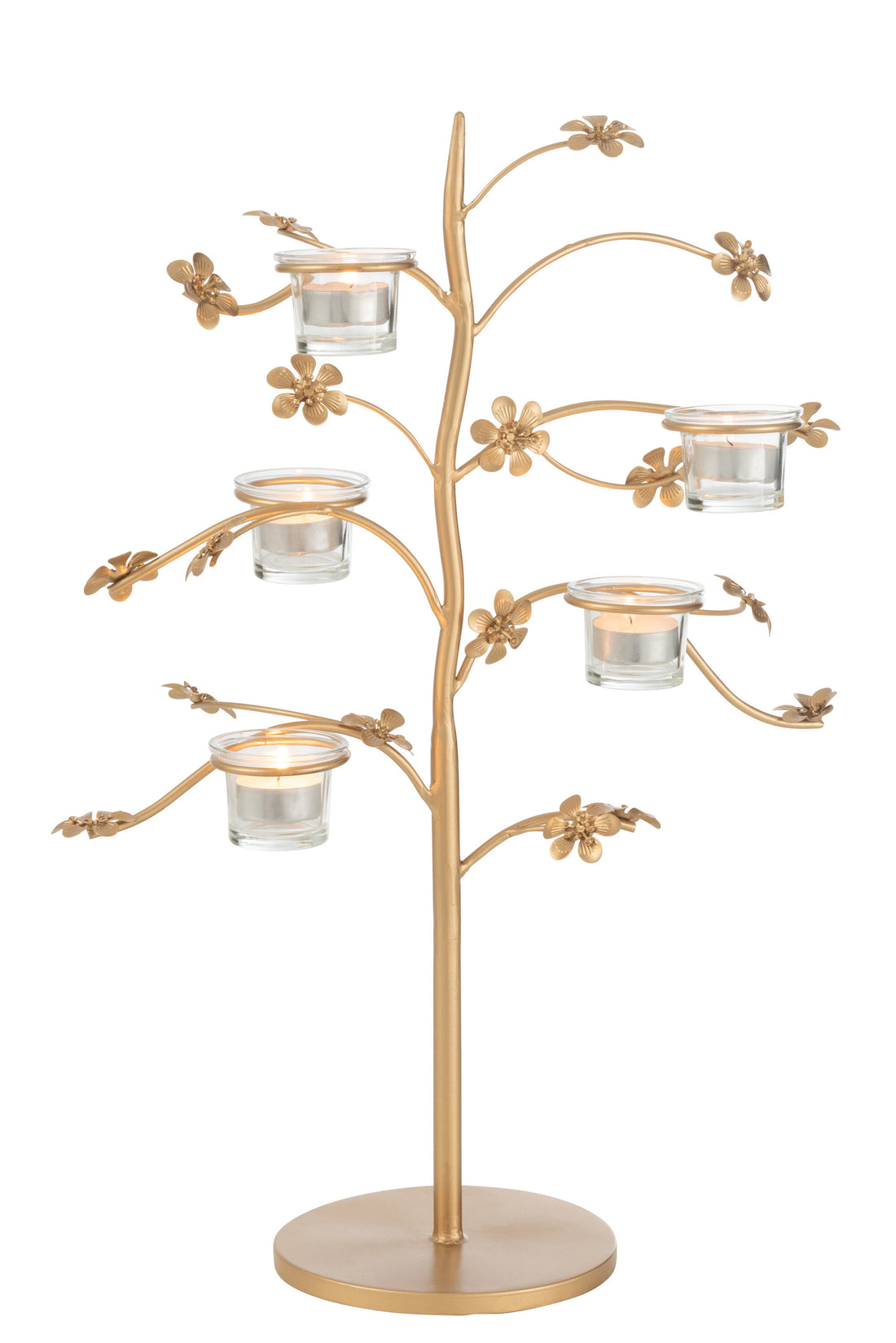 J-Line Kandelaar Tafel Metaal Goud