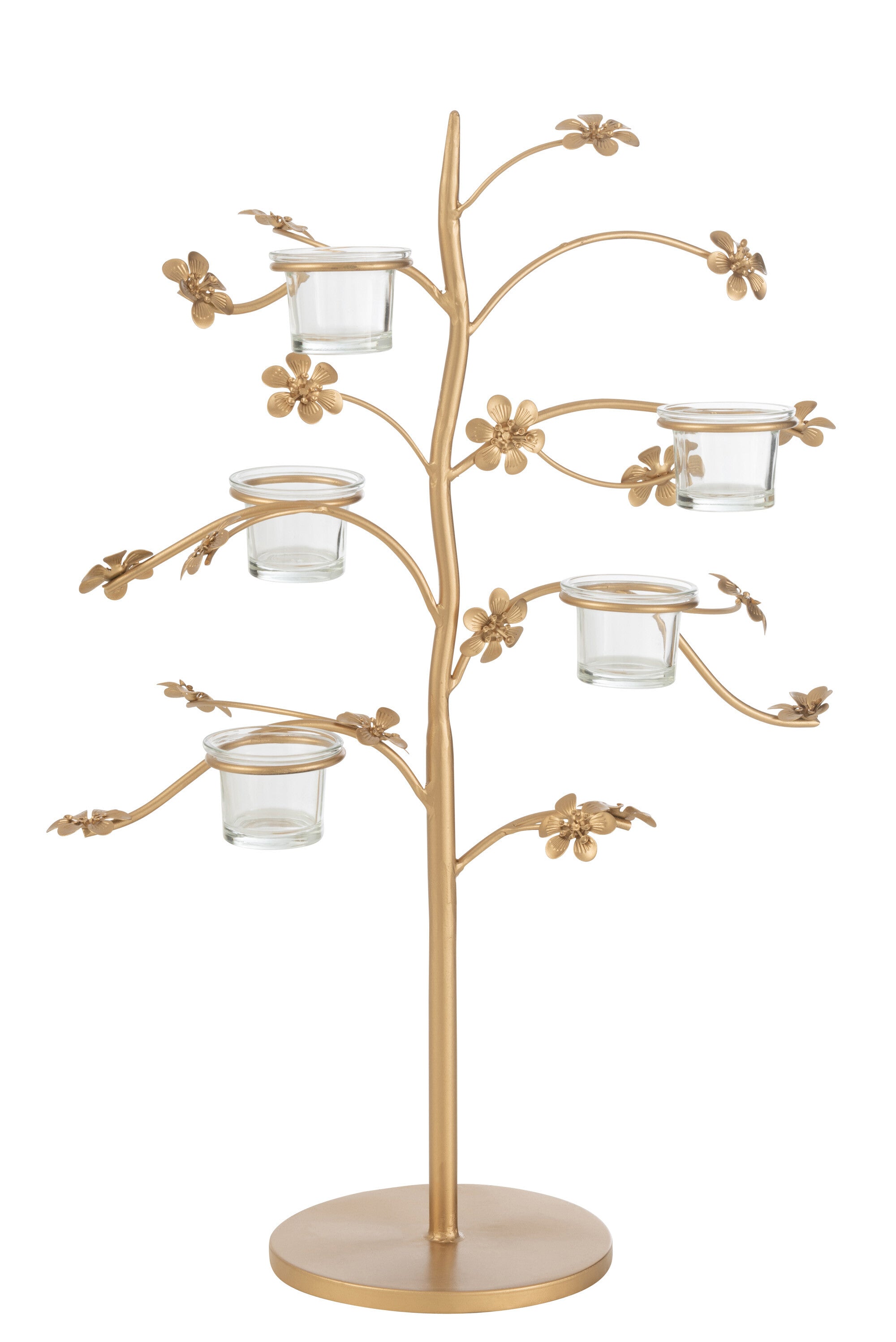 J-Line Kandelaar Tafel Metaal Goud