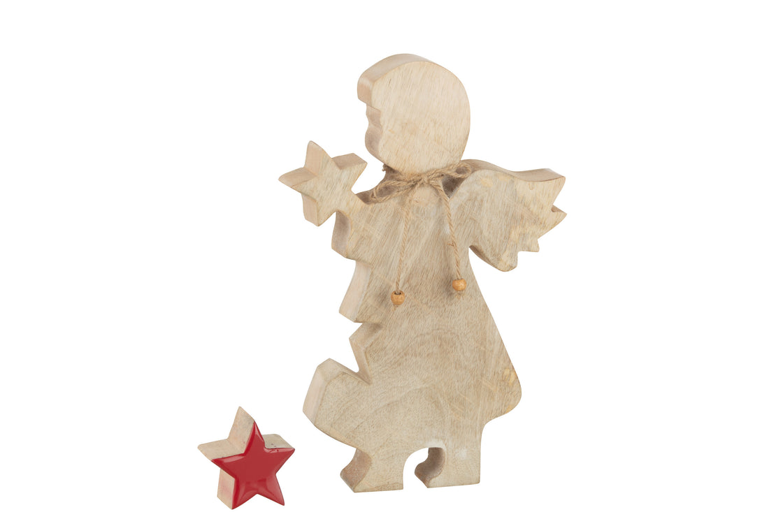 Engel Ster Mango Rood L