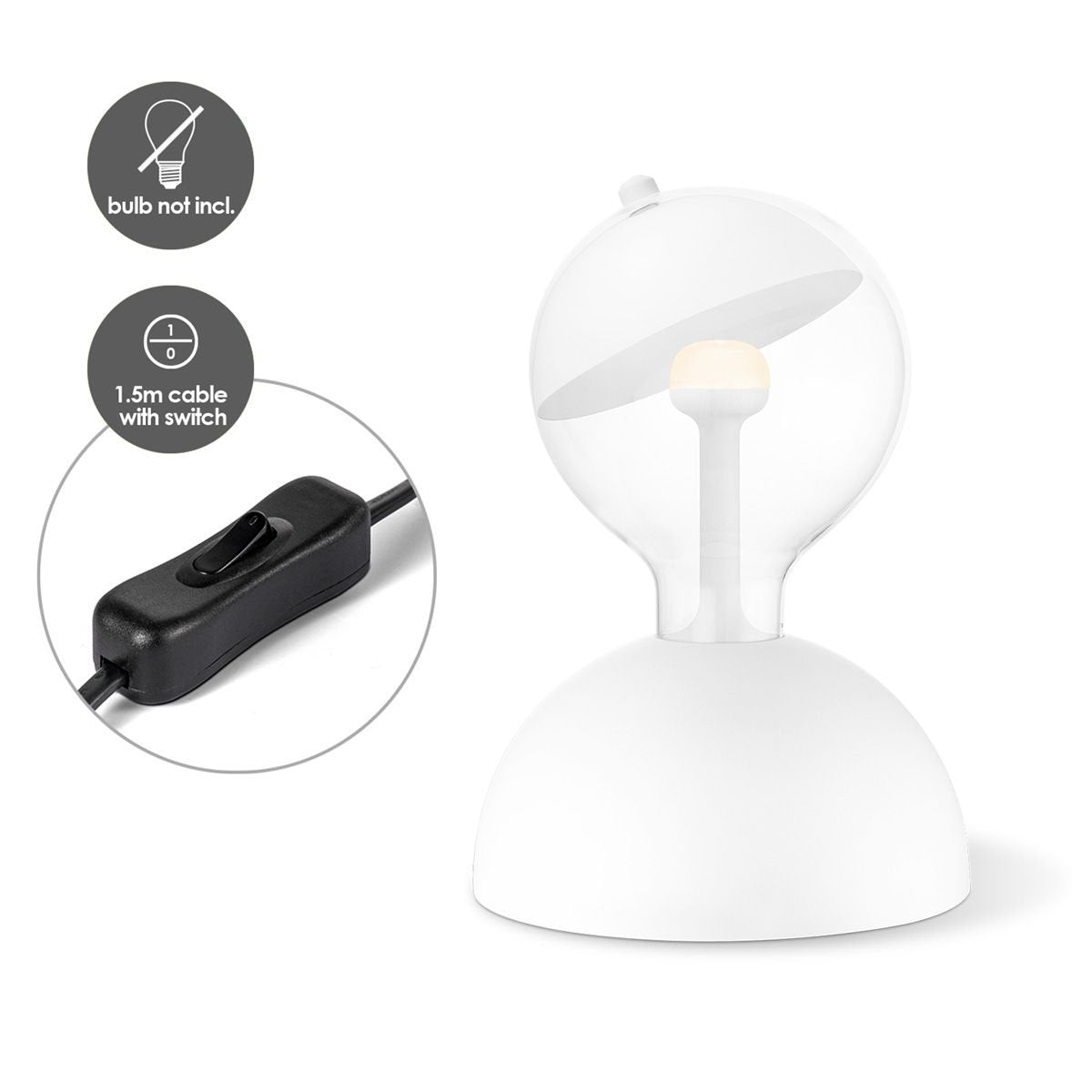 Hanglamp Move Me - Bumb Sphere 5.5W 2700K Wit