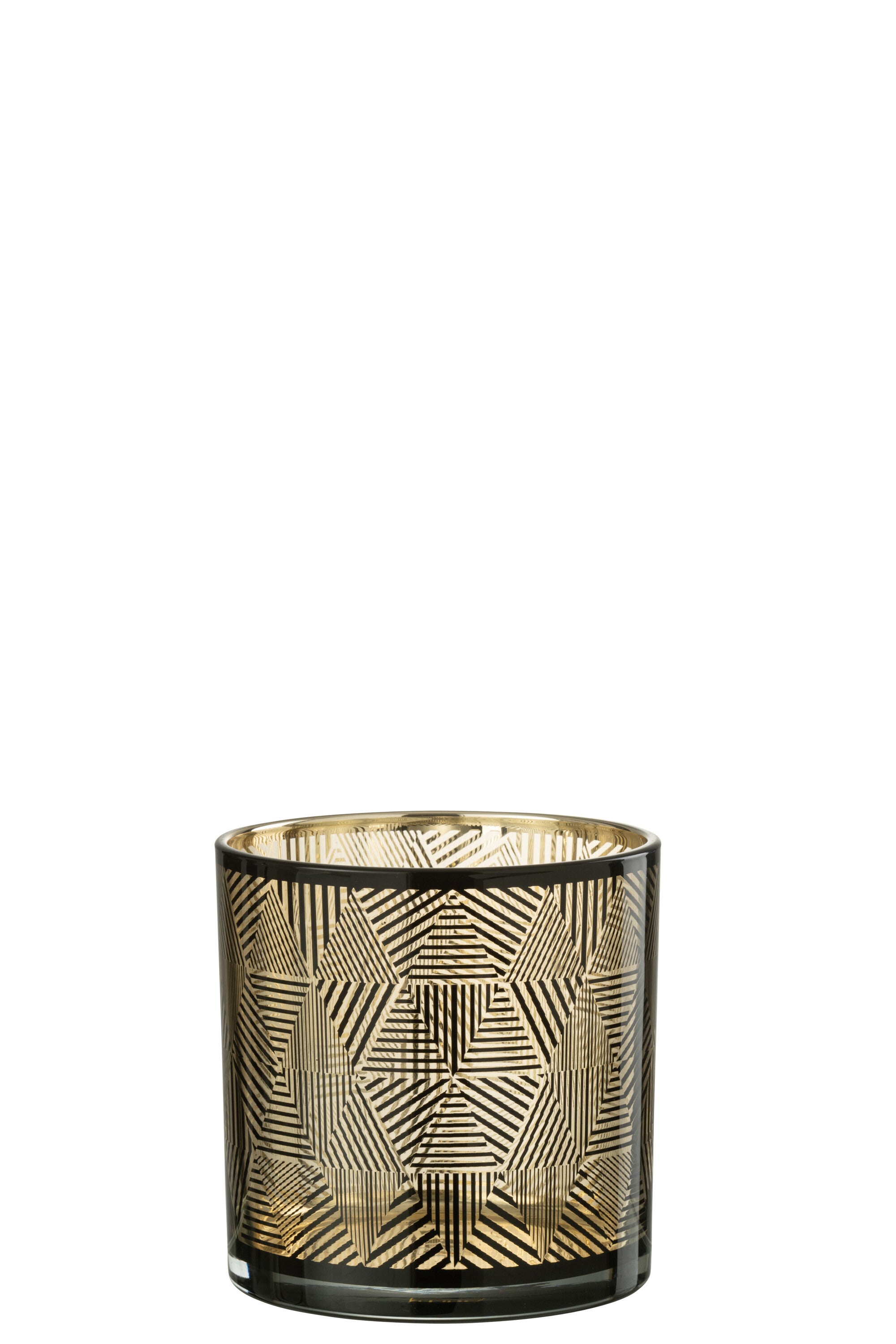 Orkaan Driehoeken Strepen Glas Br Medium