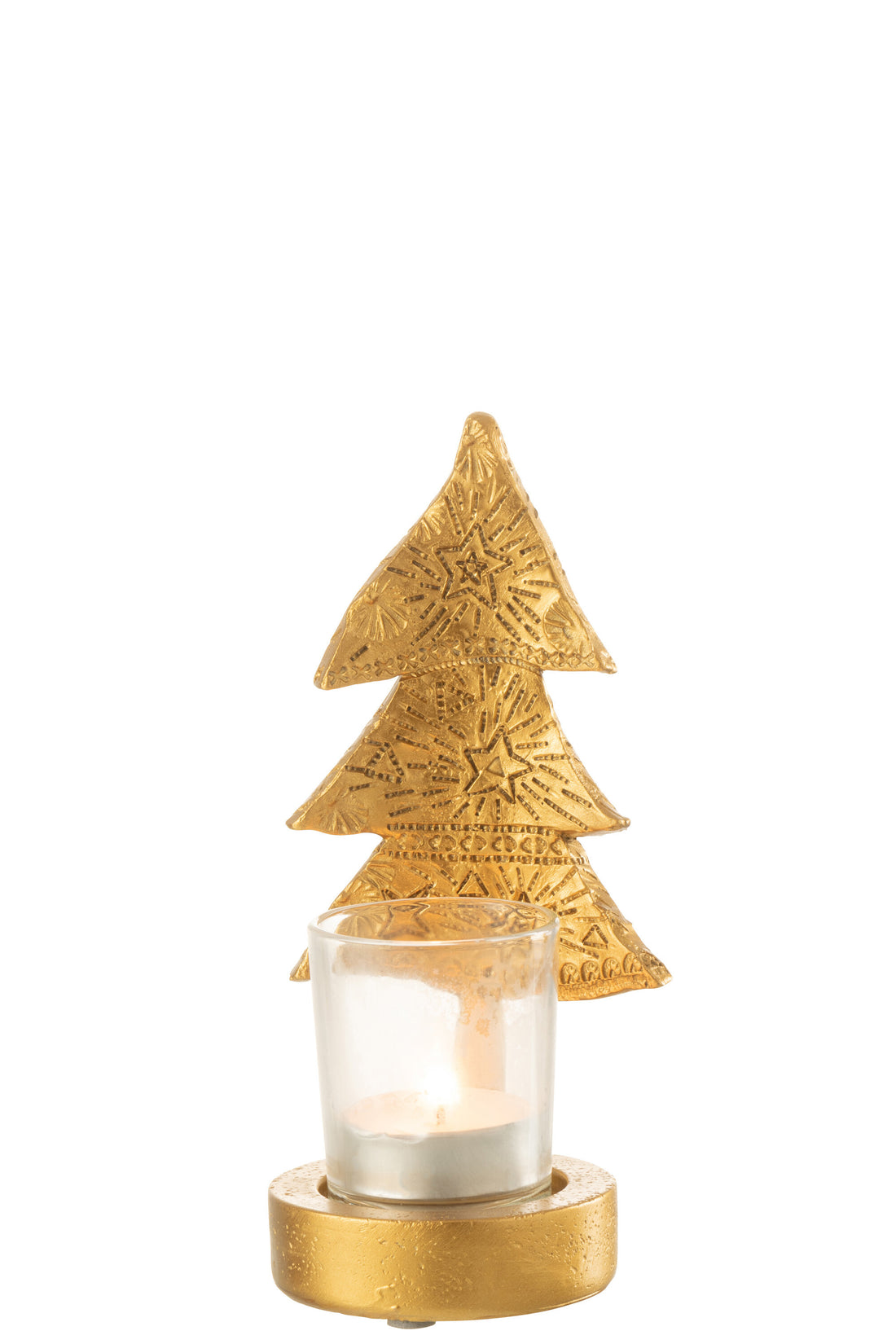 J-Line Kaarshouder kerstboom - kunststof - S