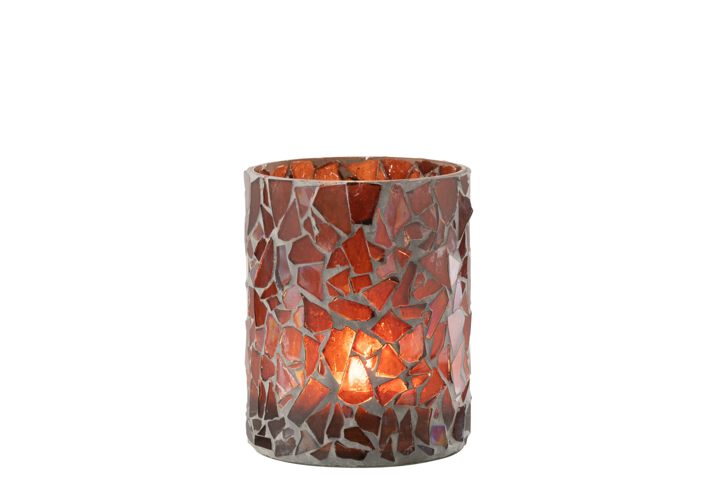 Orkaan Mozaïekglas Bruin Medium