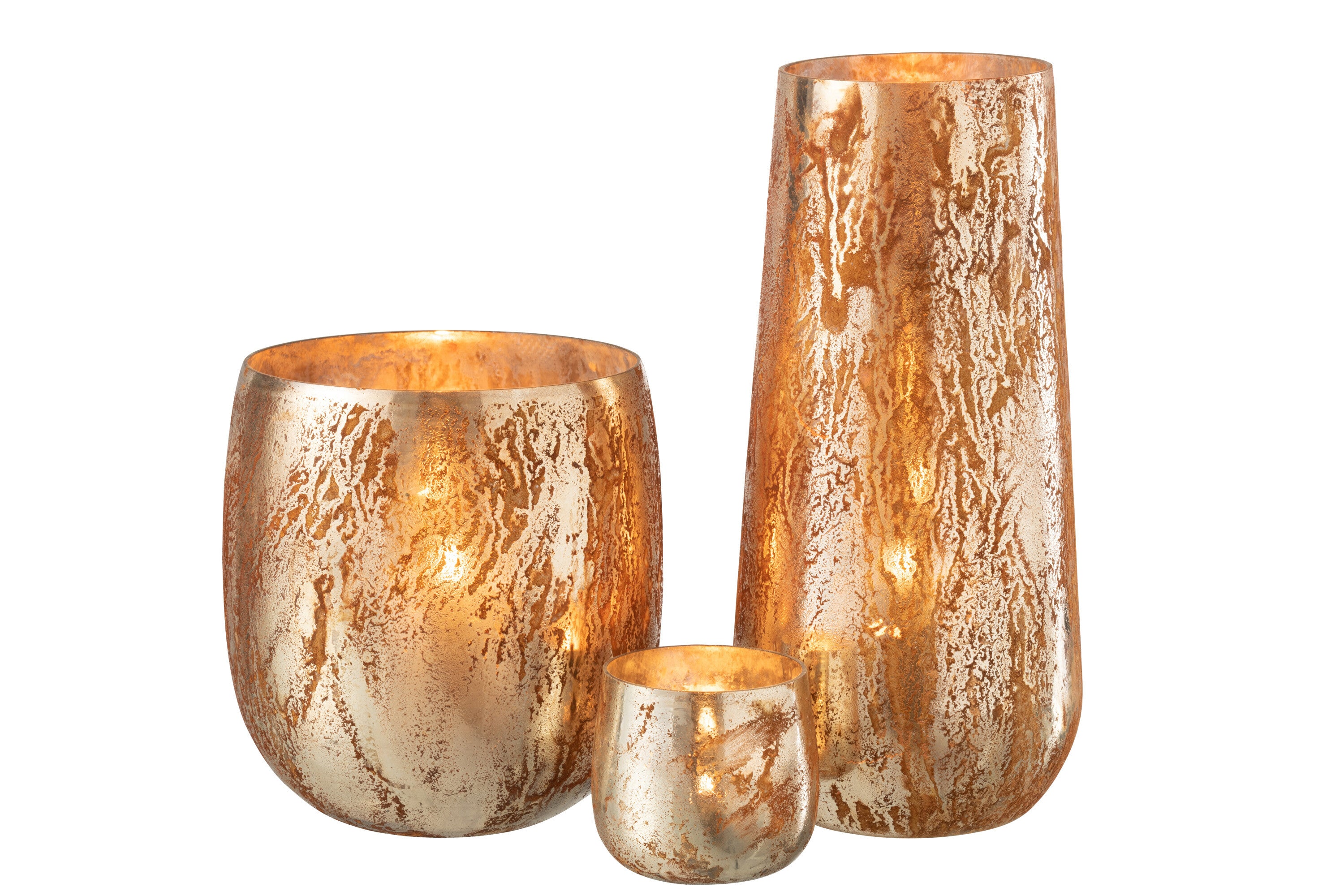 Hurricane Glas Bruin/Goud Groot