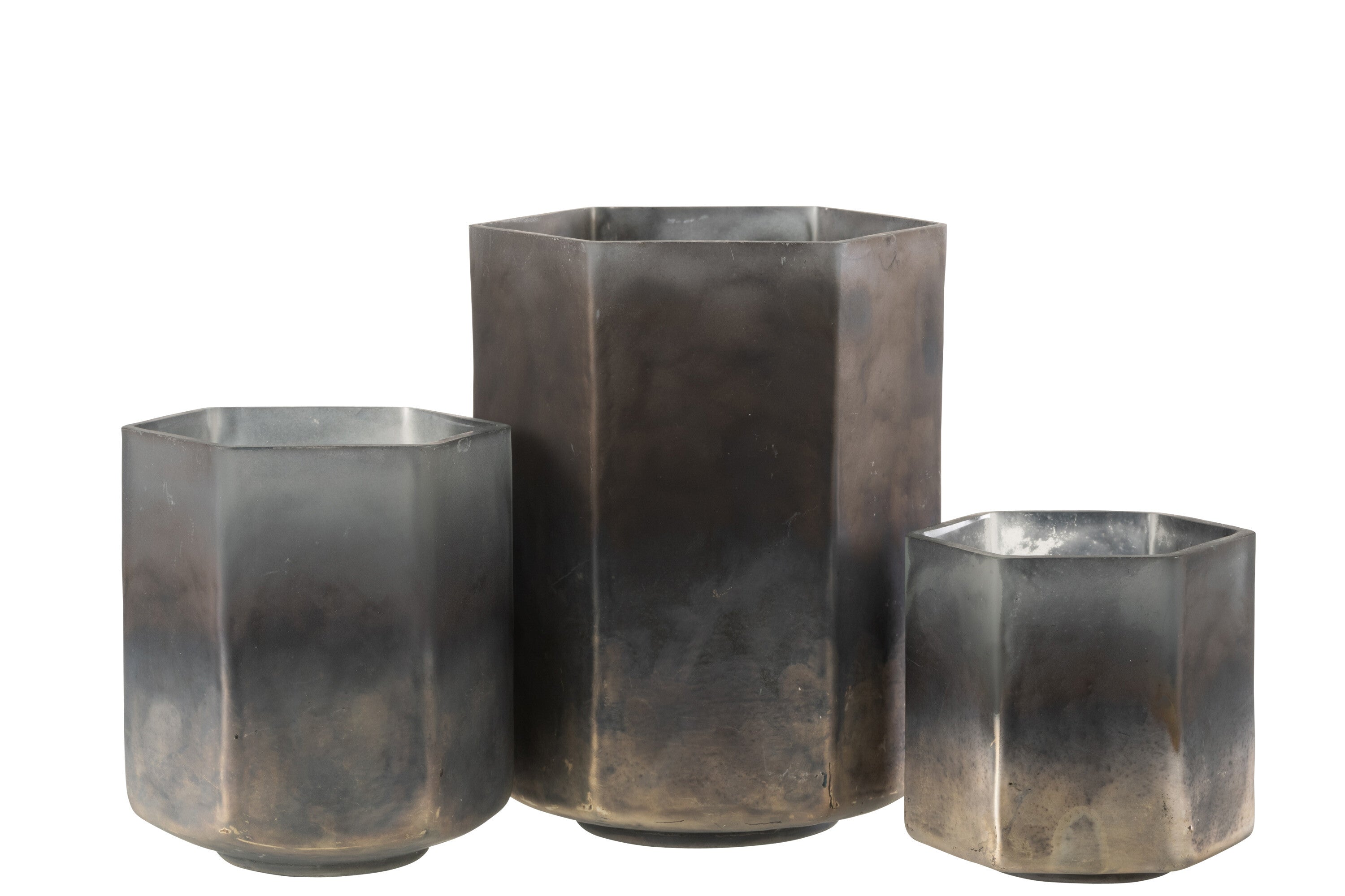 Orkaan Hexagoon Grijs Groot