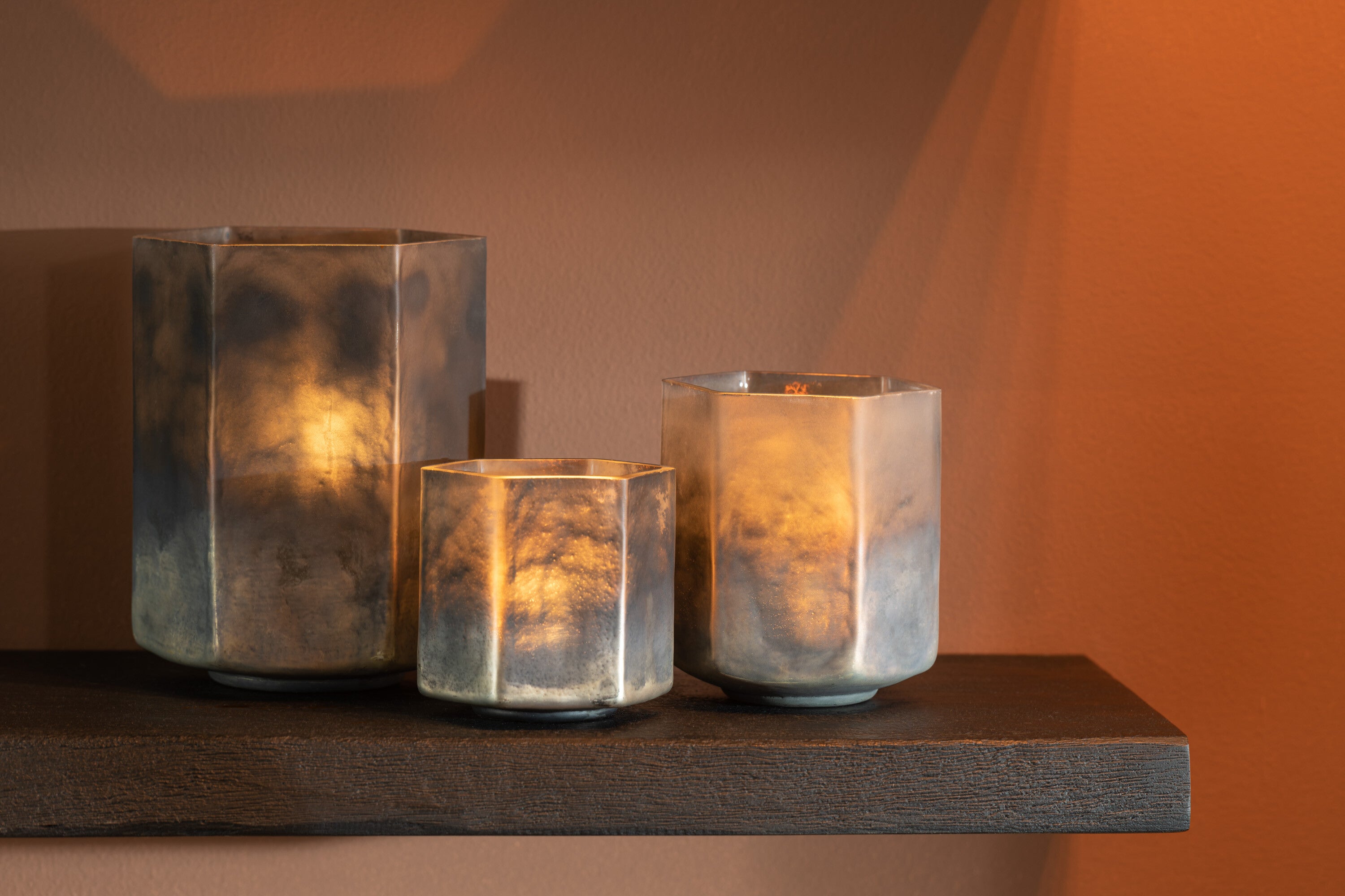 Orkaan Hexagoon Grijs Groot