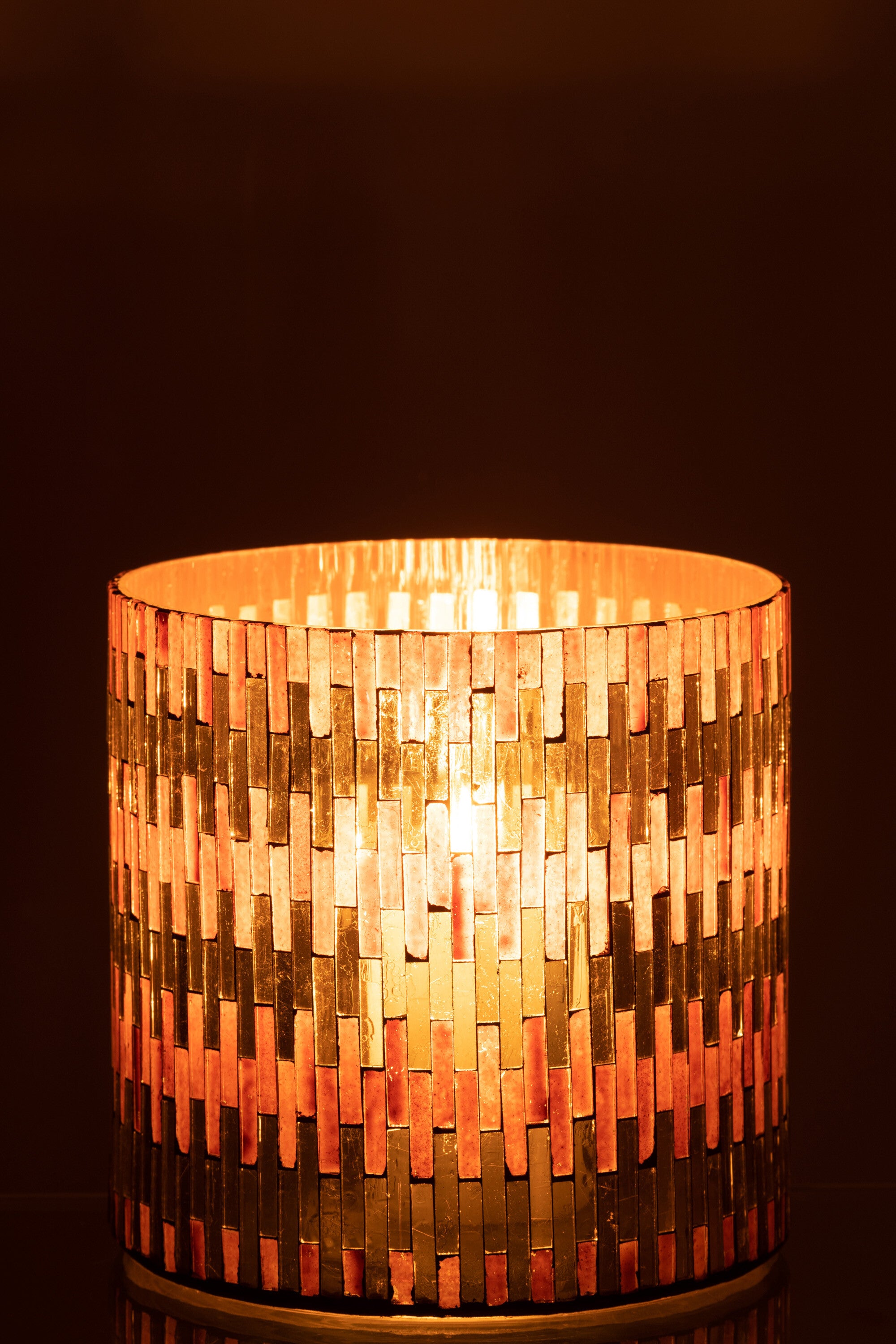 Orkaan Chic Glas Bruin/Goud Groot