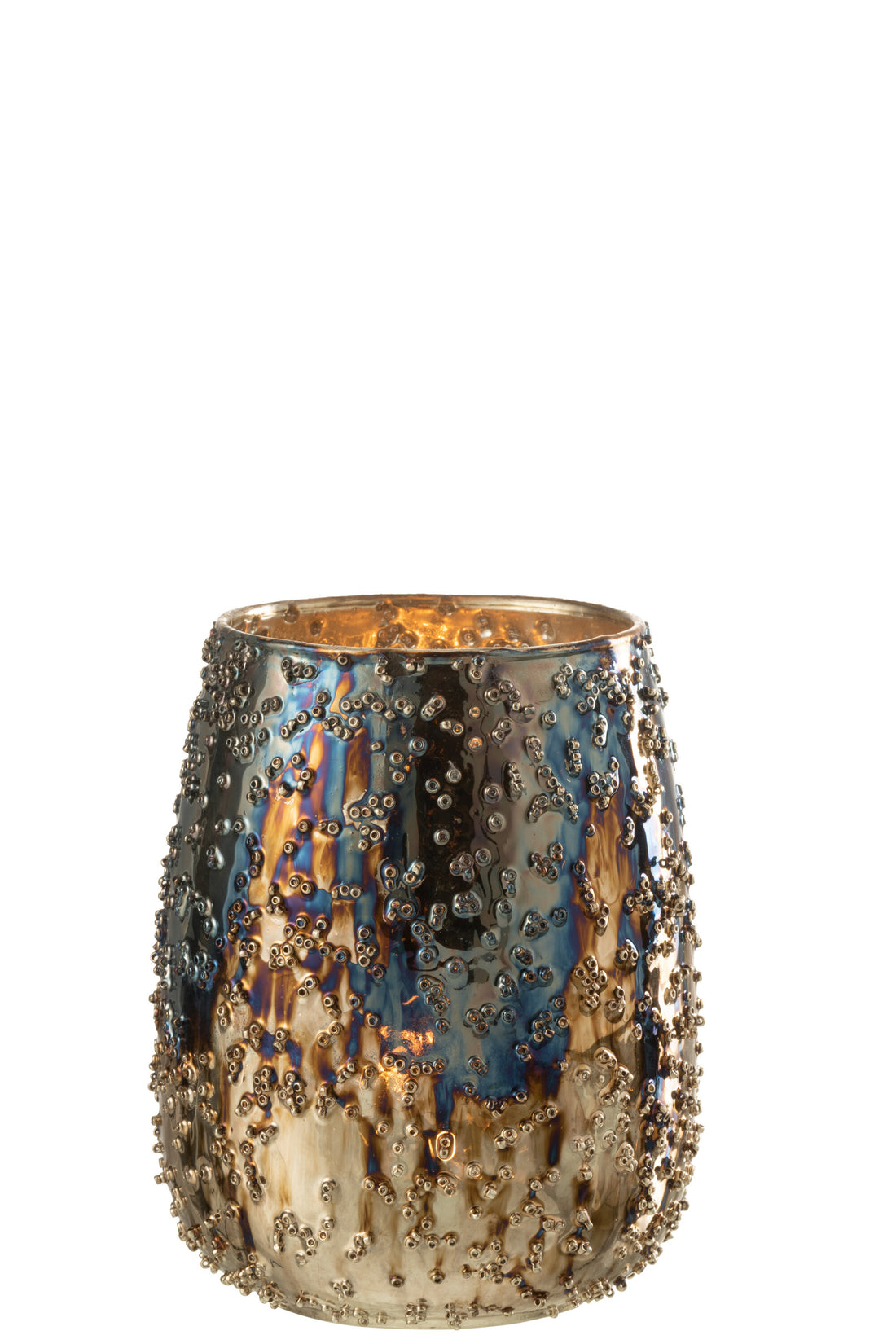 Orkaan Lise Glas Bruin/Goud Medium