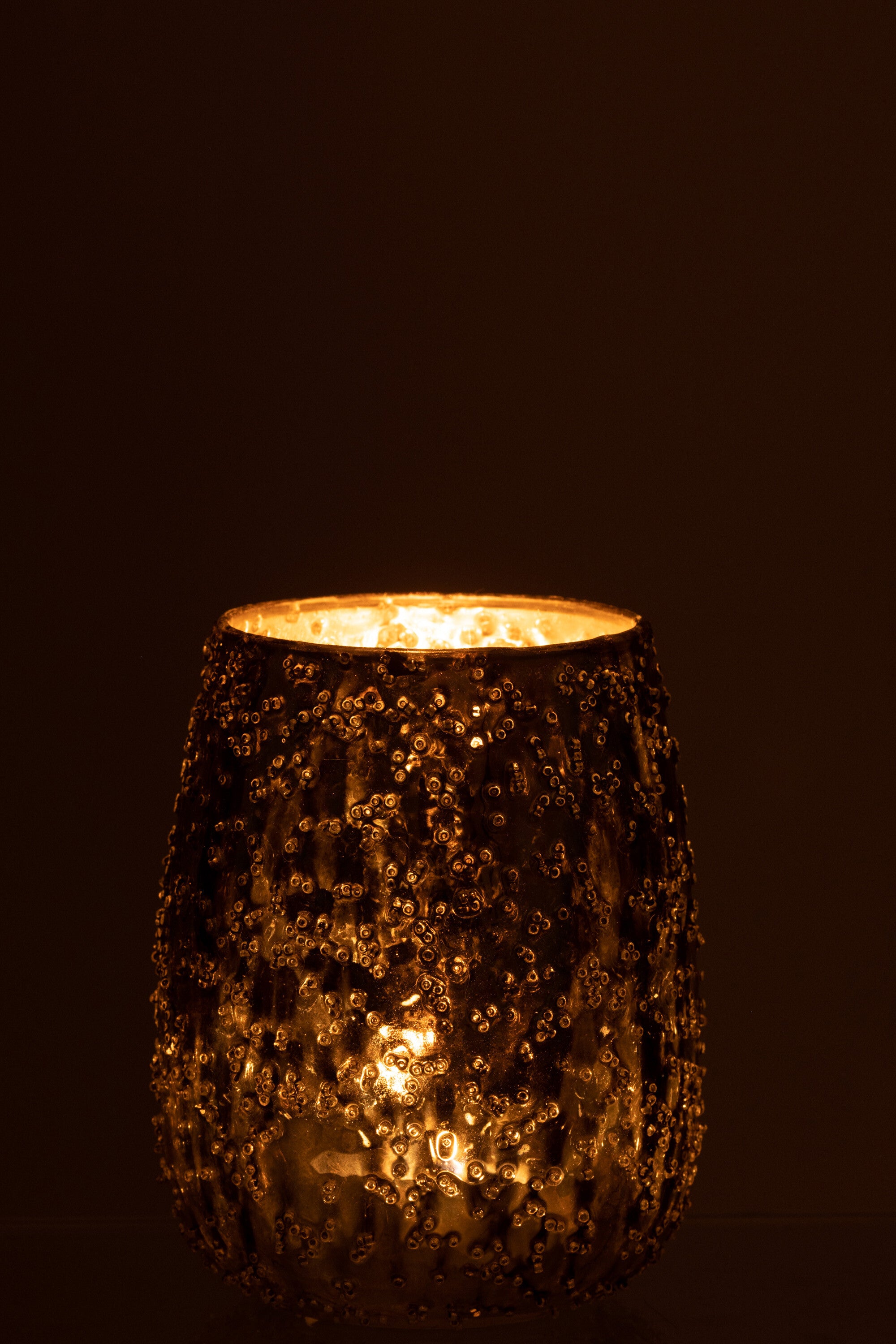 Orkaan Lise Glas Bruin/Goud Medium