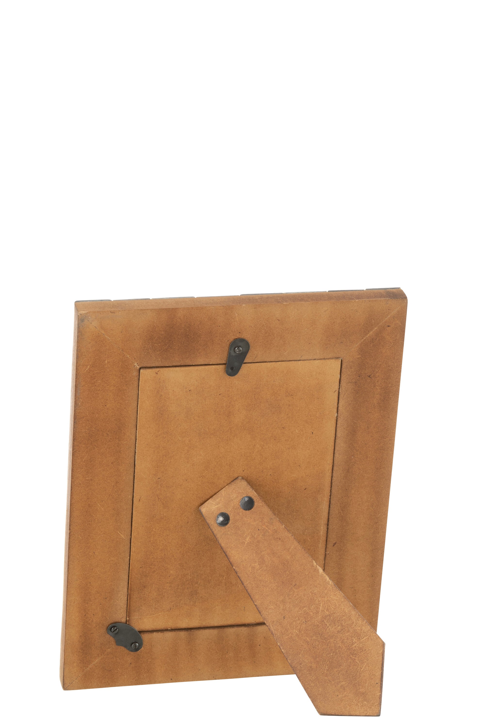 J-Line Fotokader Patroon Vierkant 10X15 Hout/Hoorn Grijs S 17X22cm