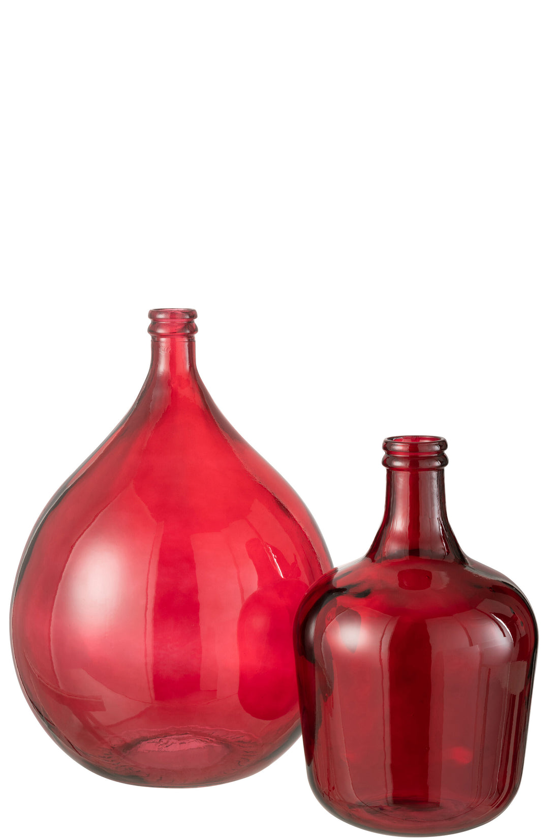 Vaas Glas Rood Groot