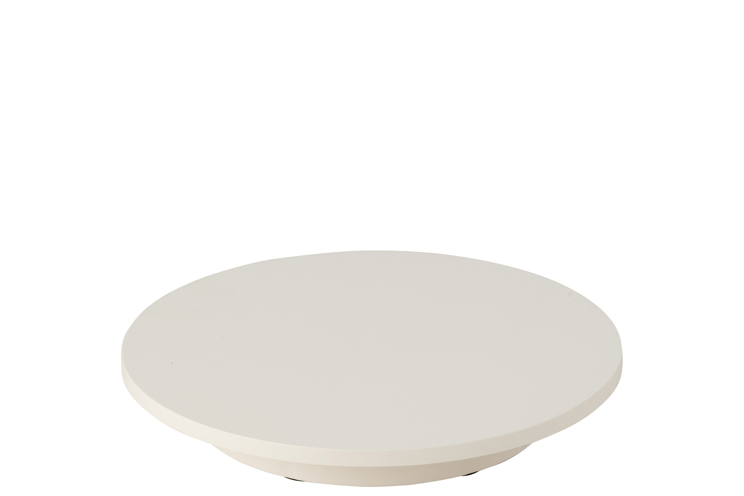 Draaibare basis rond 100 kg plastic wit klein