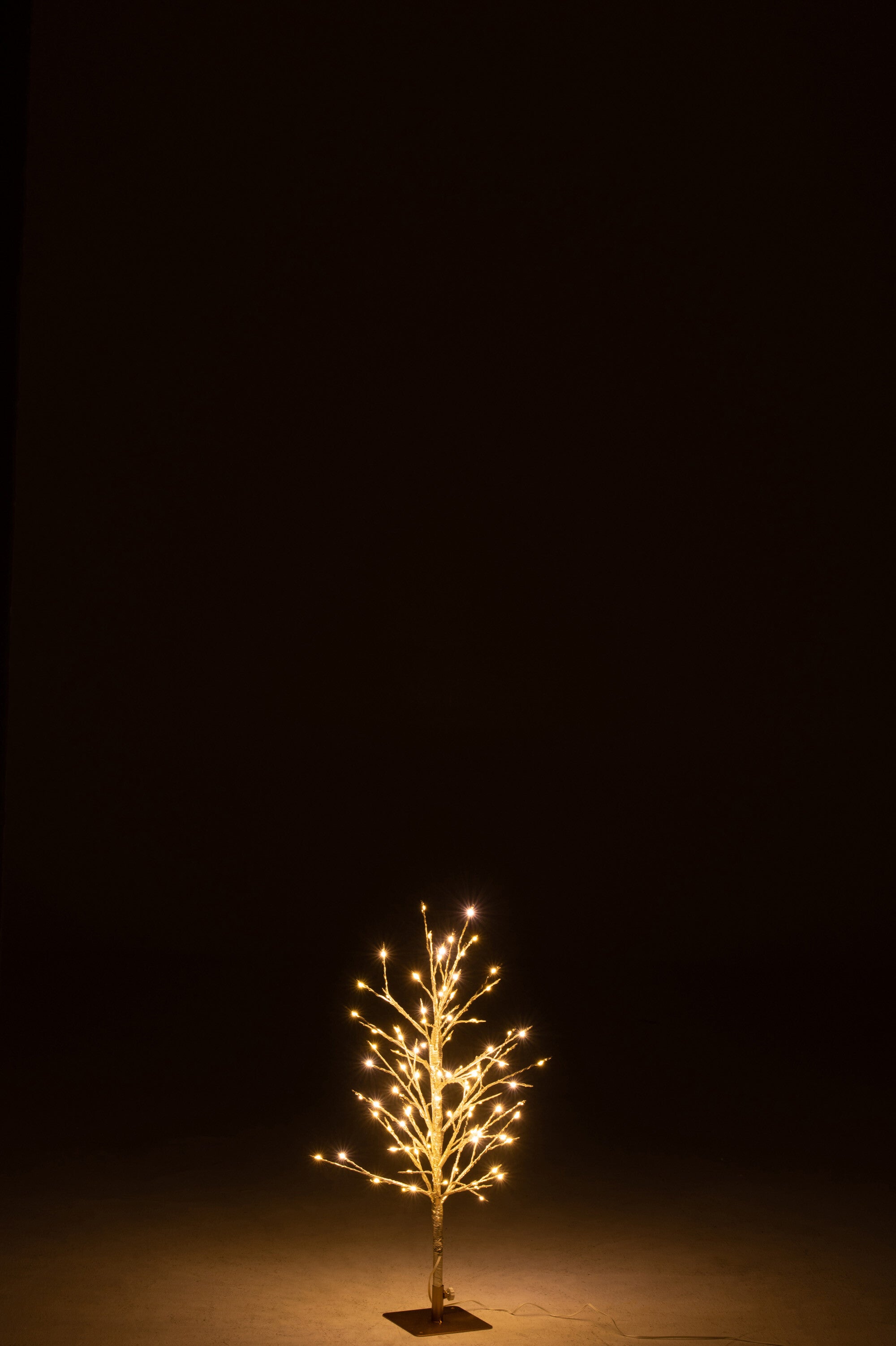 J-Line Kale Boom+Led Metaal Goud Small