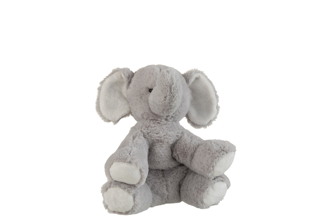 Olifant Knuffel Grijs Klein