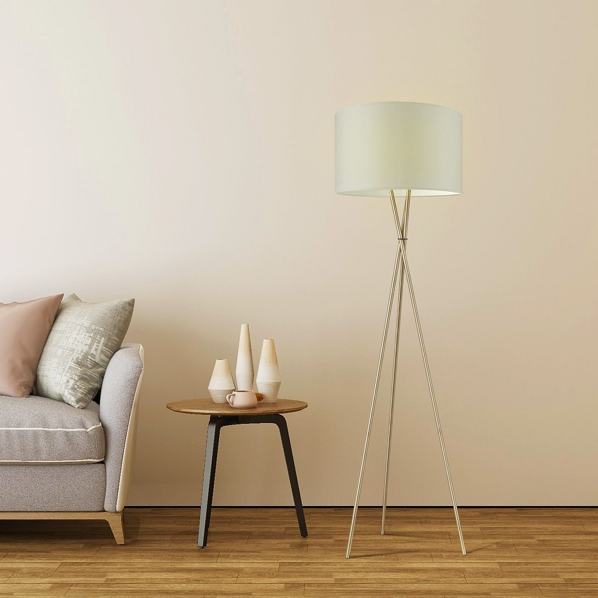 vloerlamp voet Tripod 48/48/149cm - Messing