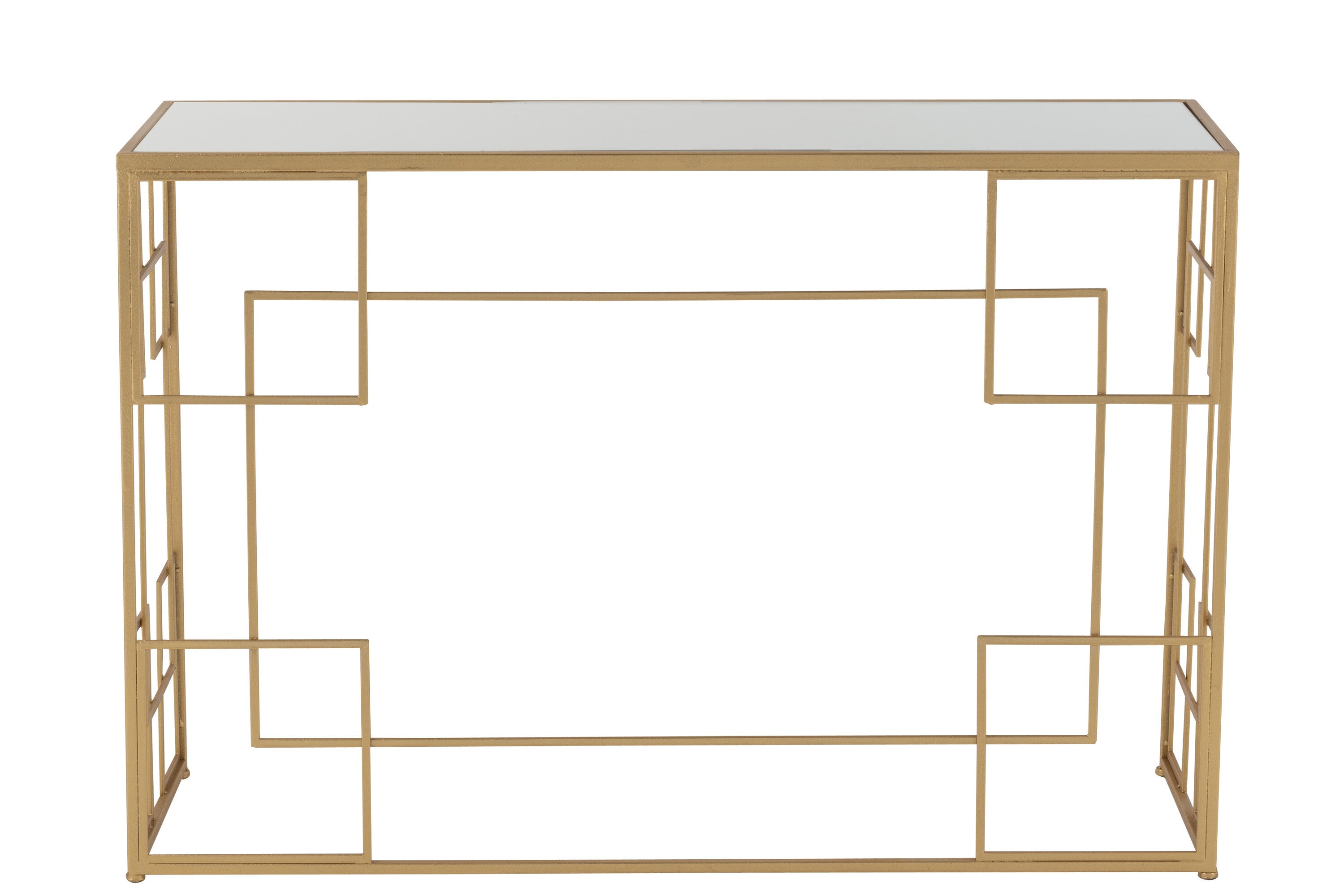 Console Lines Metaal/Glas Goud
