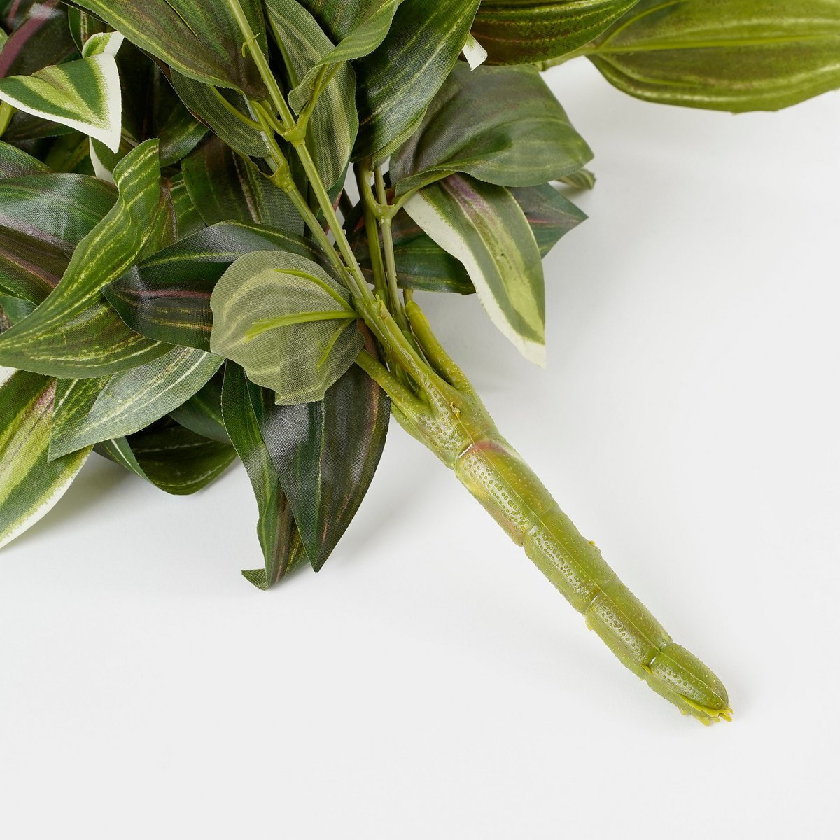 Tradescantia Kunst Hangplant - L15 x B20 x H54 cm - Groen
