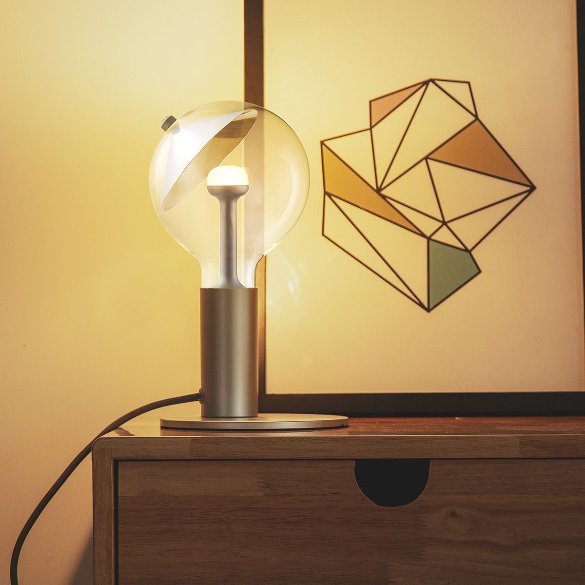 dimbare LED lamp Cone zilver G120 E27 5W 400Lm