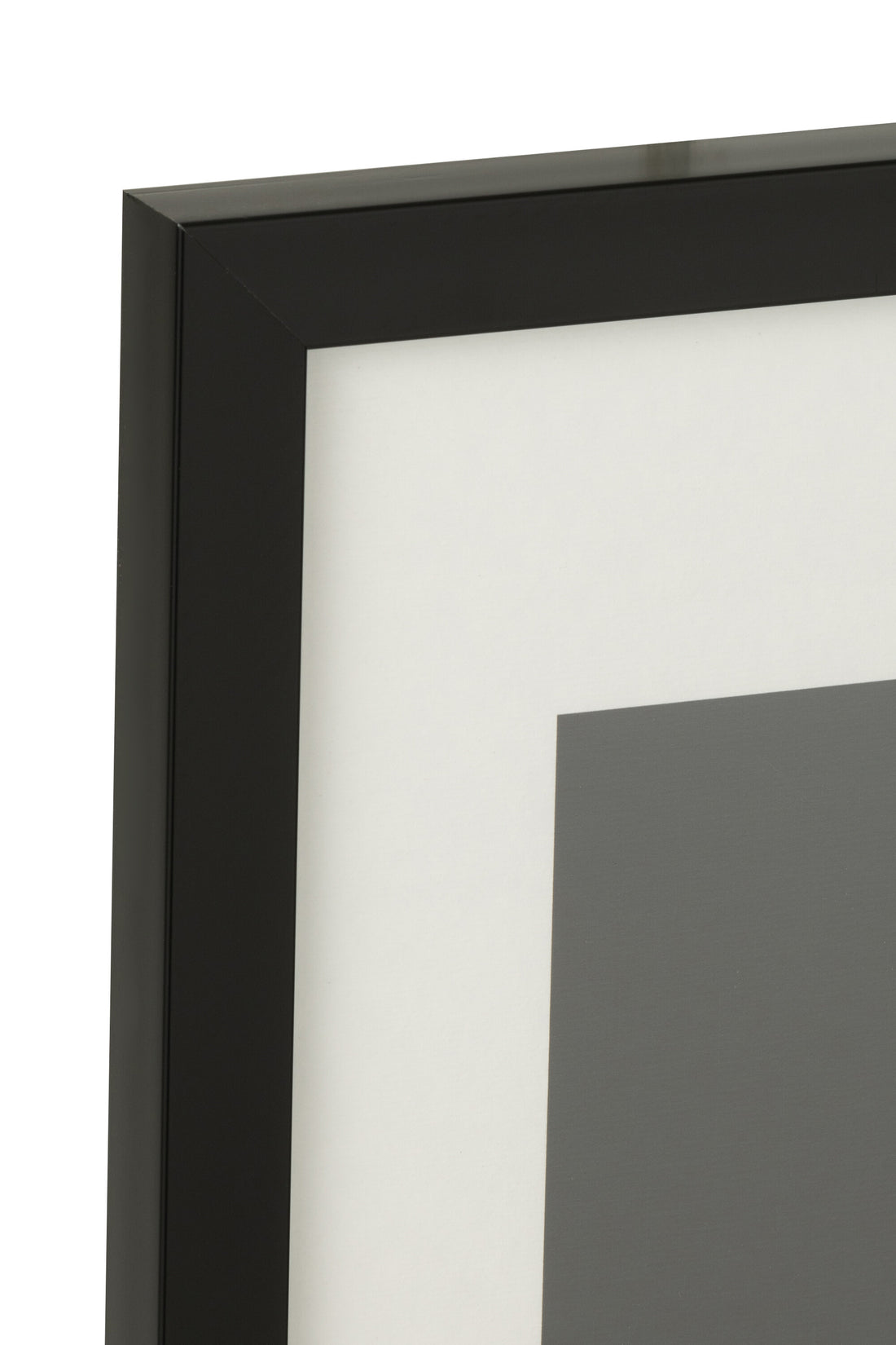 Wanddecoratie Maan Papier/Kunststof Zwart