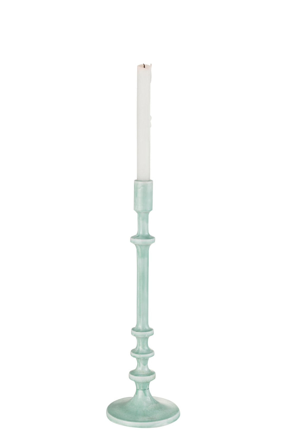 J-Line kandelaar Klassiek - aluminium - blauw - groot