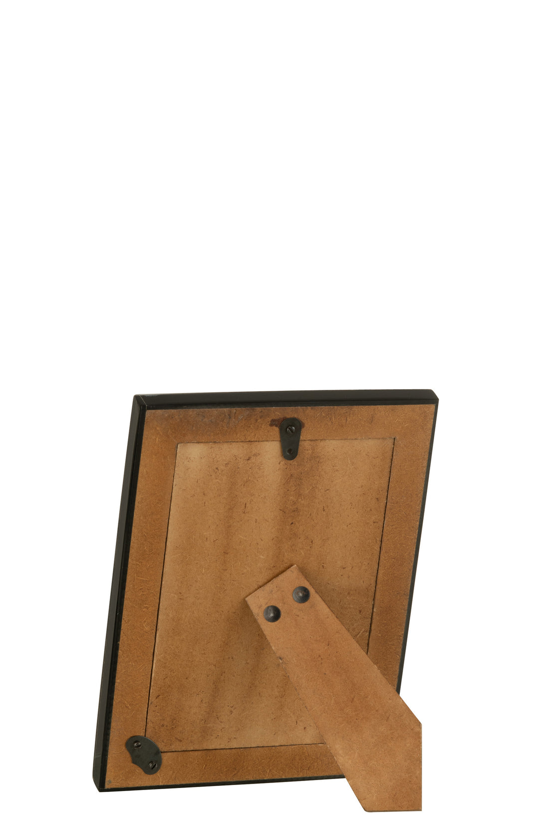 J-Line Fotokader Rechthoek Lijnen Resine Zwart/Wit Small