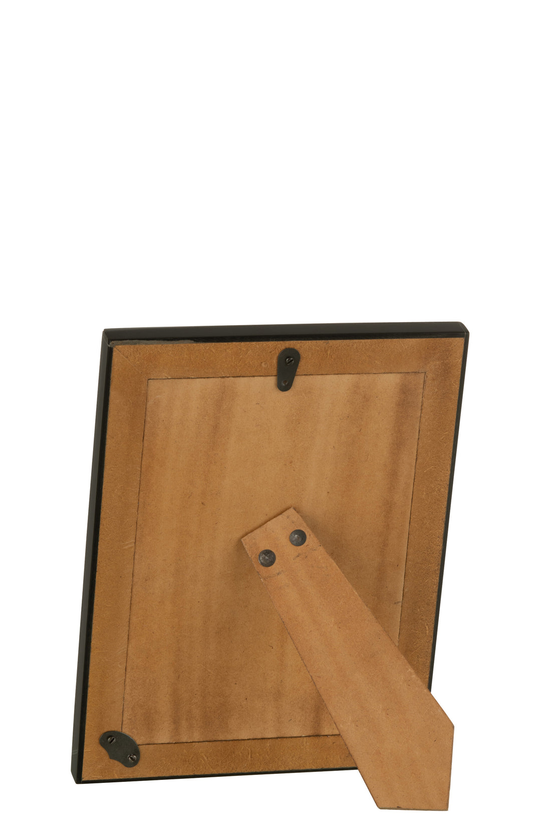 J-Line Fotokader Rechthoek Lijnen Resine Zwart/Wit Large