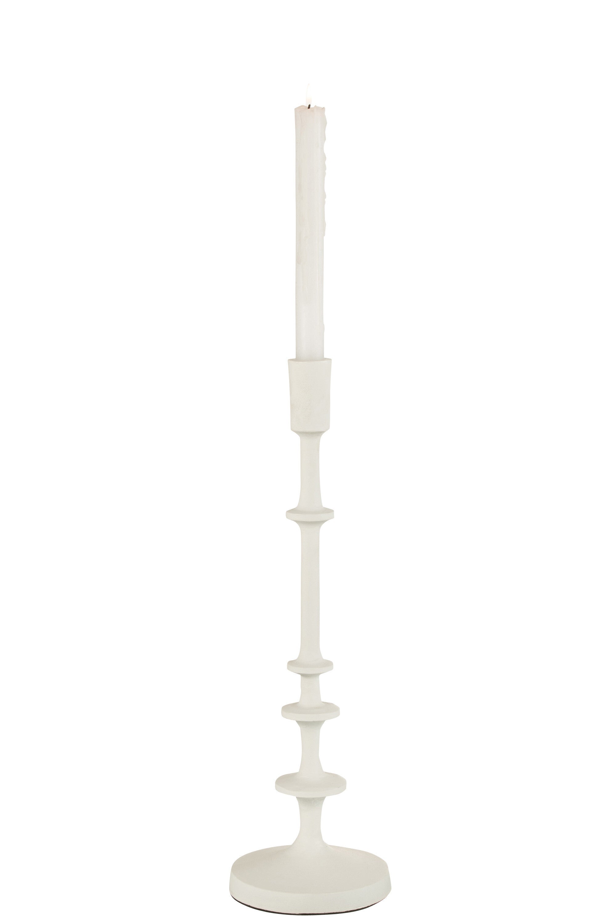 J-Line Kandelaar Izy Aluminium Wit Large