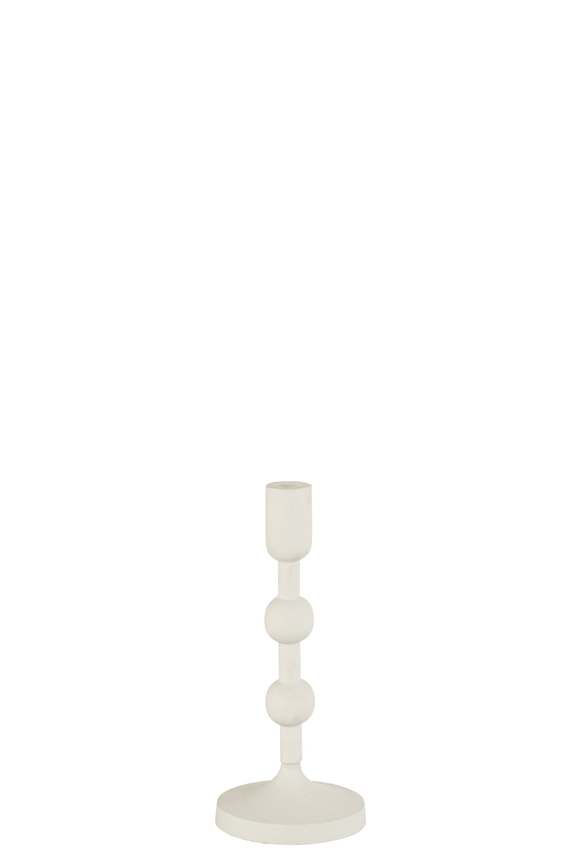 J-Line Kandelaar Bollen Aluminium Wit Large