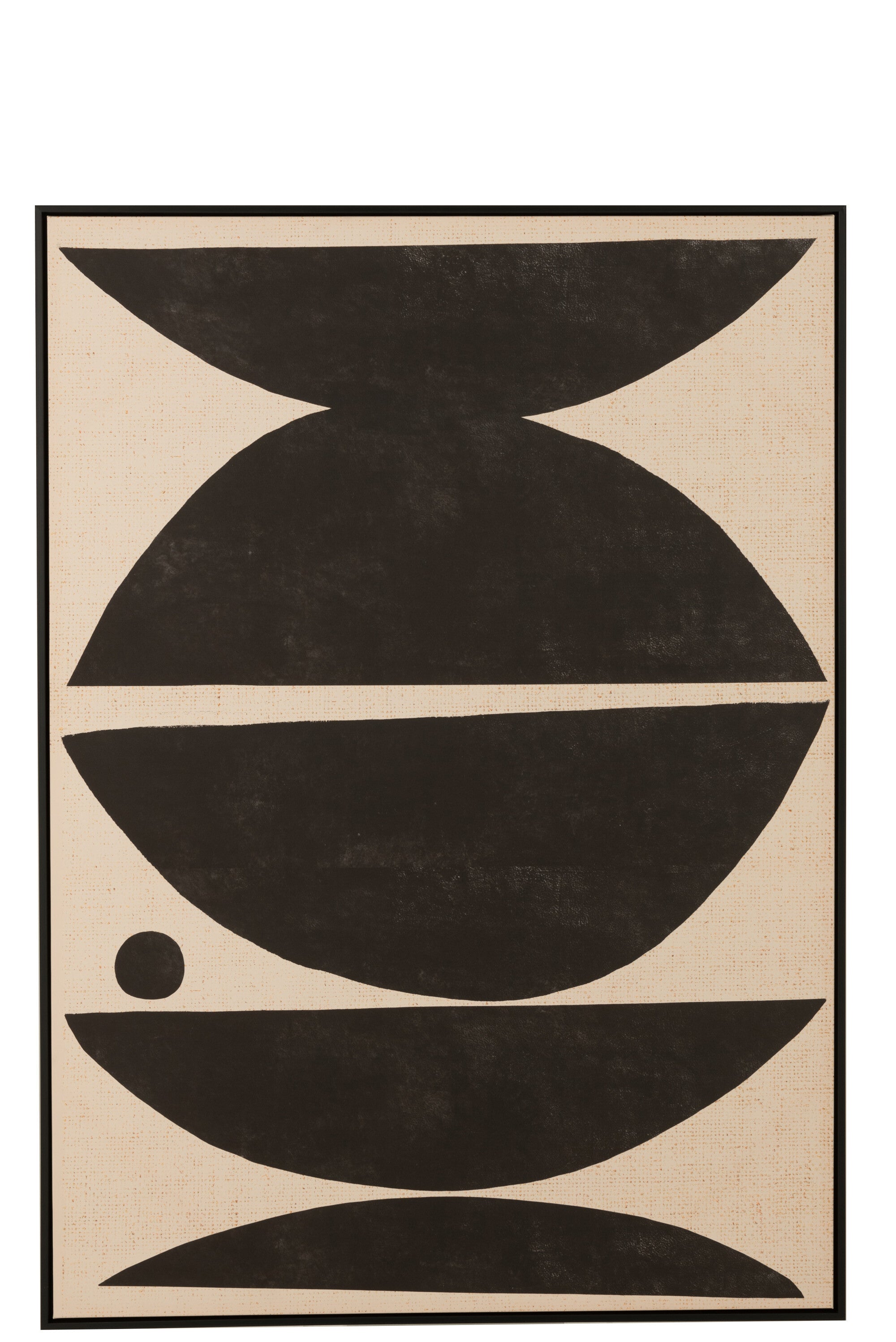 Framevormen Etnisch Hout/Canvas Bruin/Zwart