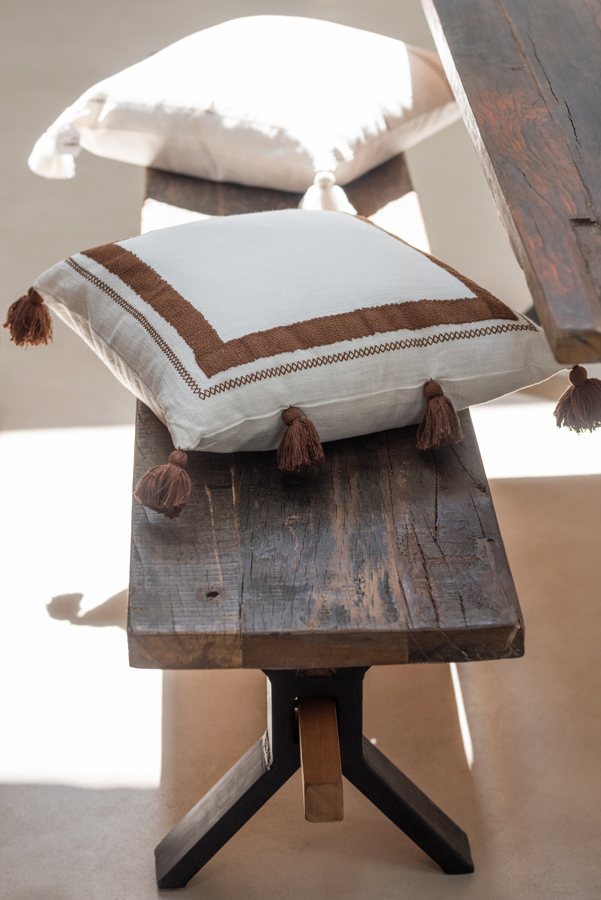 Bank Vintage Hout Bruin