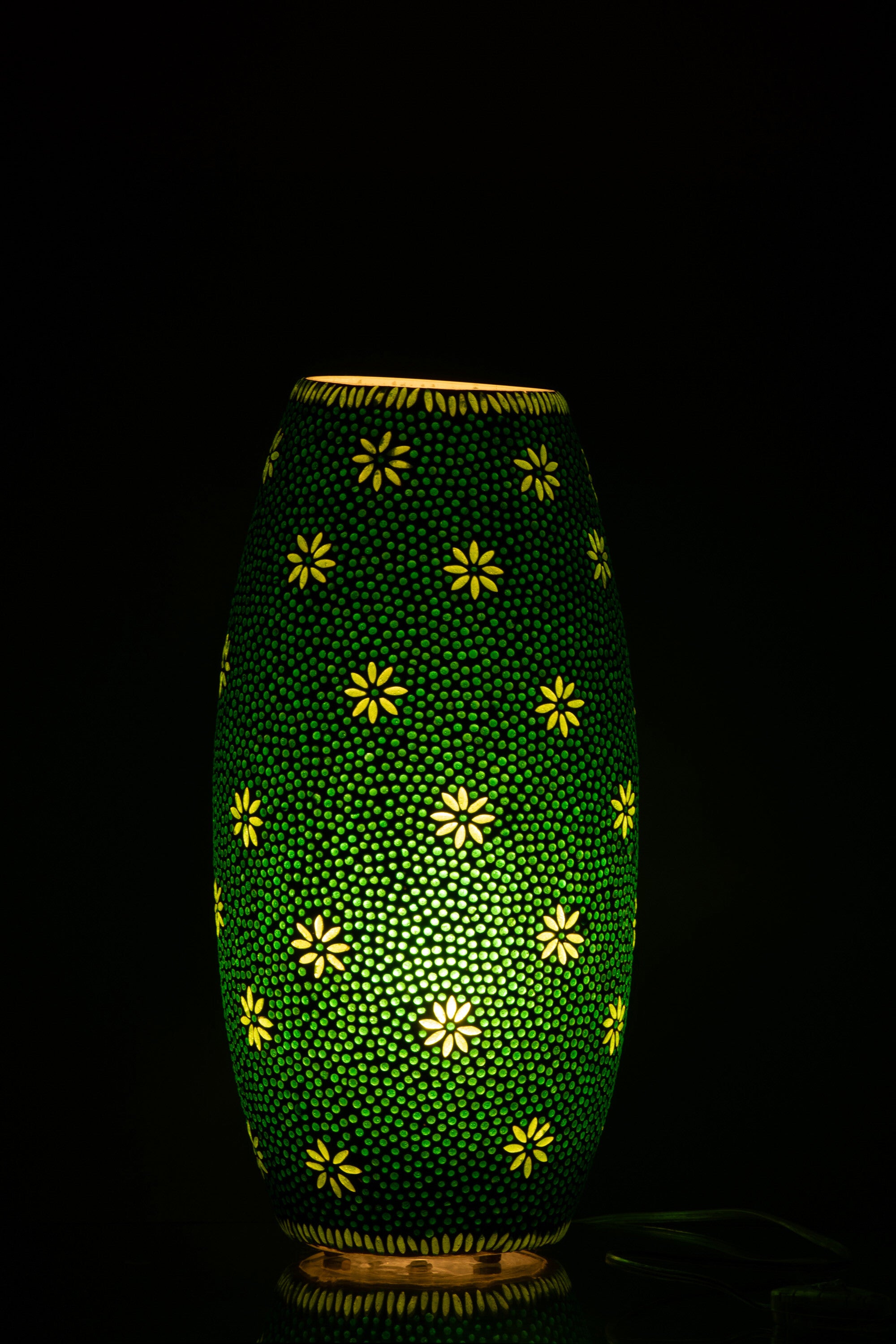 J-Line Lamp Bram Glas Groen Large