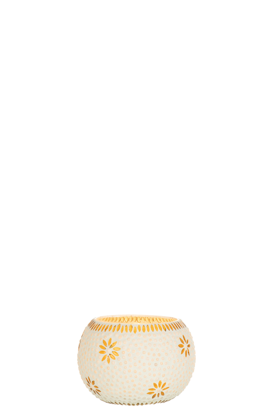 J-Line Kaarshouder - glas - geel - large