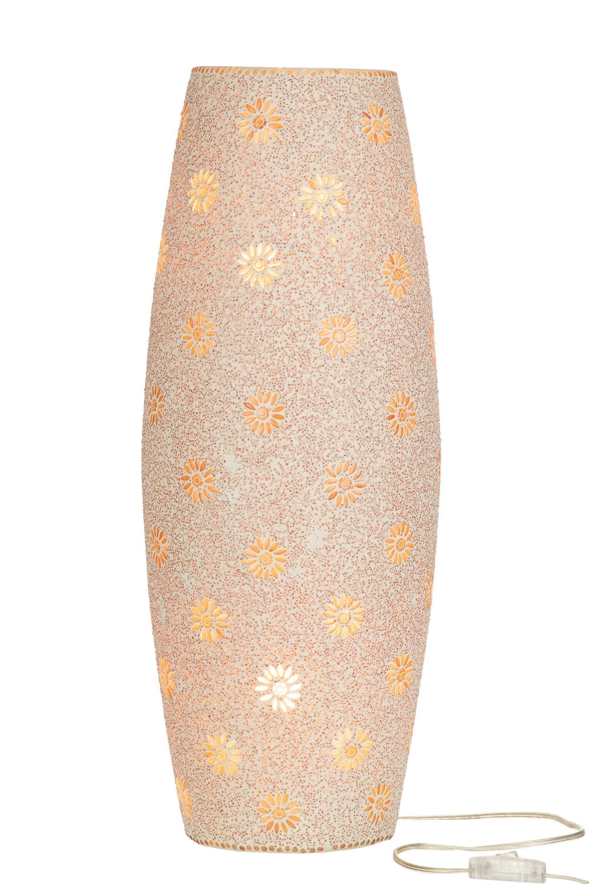 J-Line Lamp Bram Glas Gespikkeld Extra Large