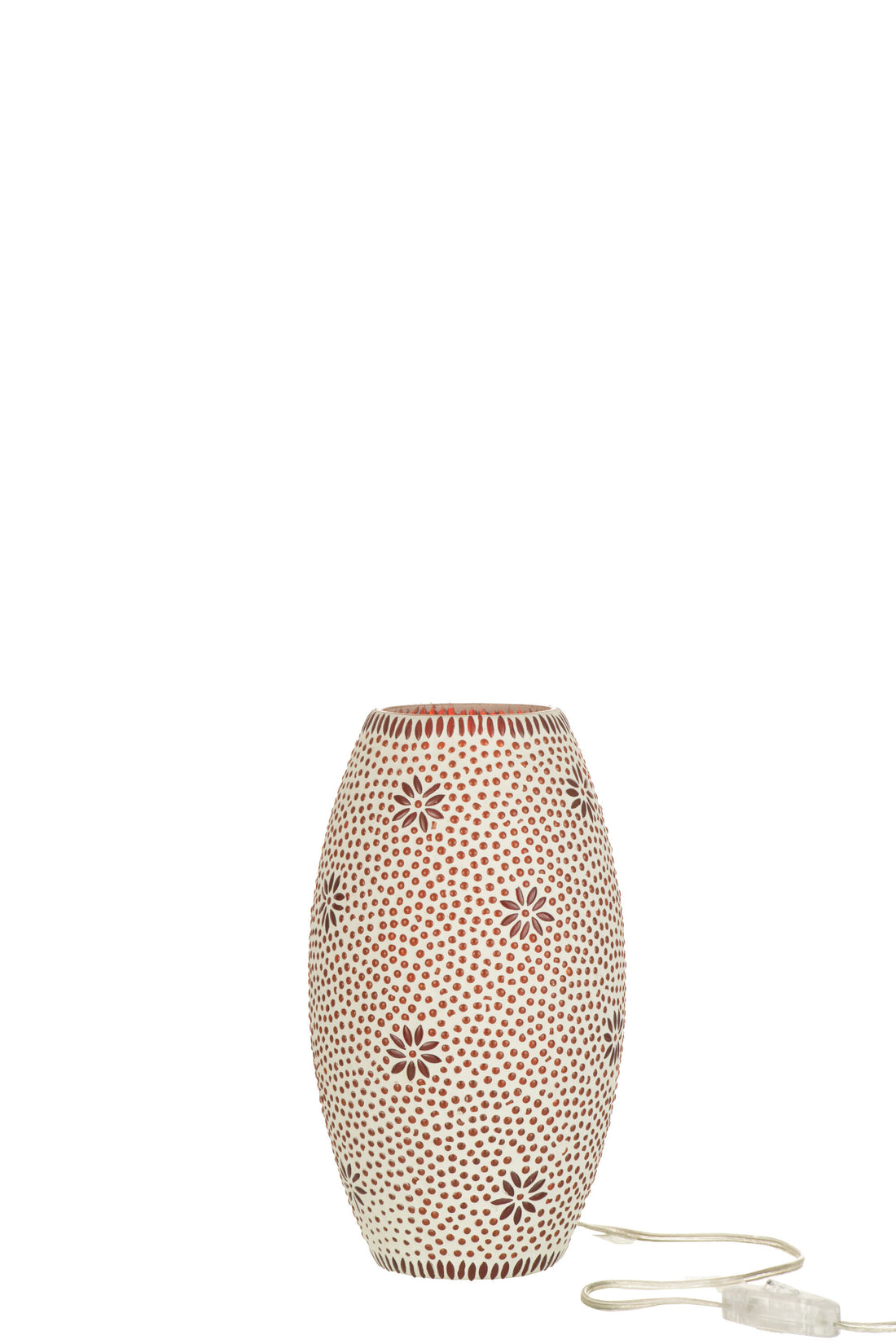 J-Line Lamp Bram Glas Rood Medium