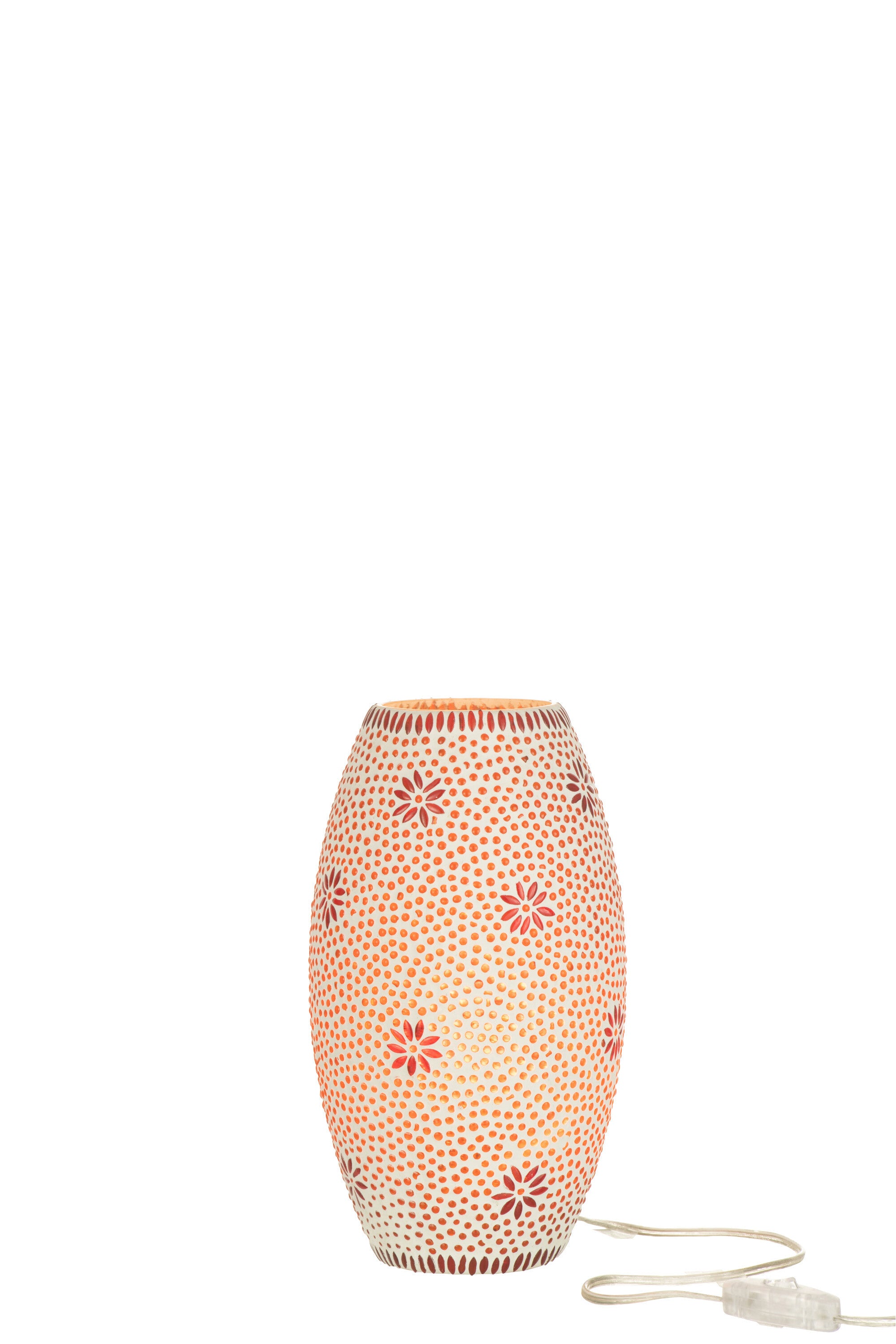 J-Line Lamp Bram Glas Rood Medium