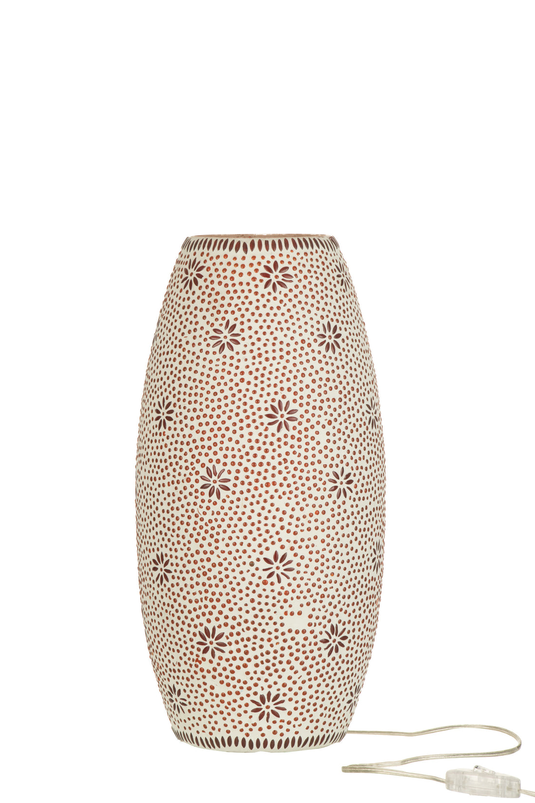 J-Line Lamp Bram Glas Rood Large