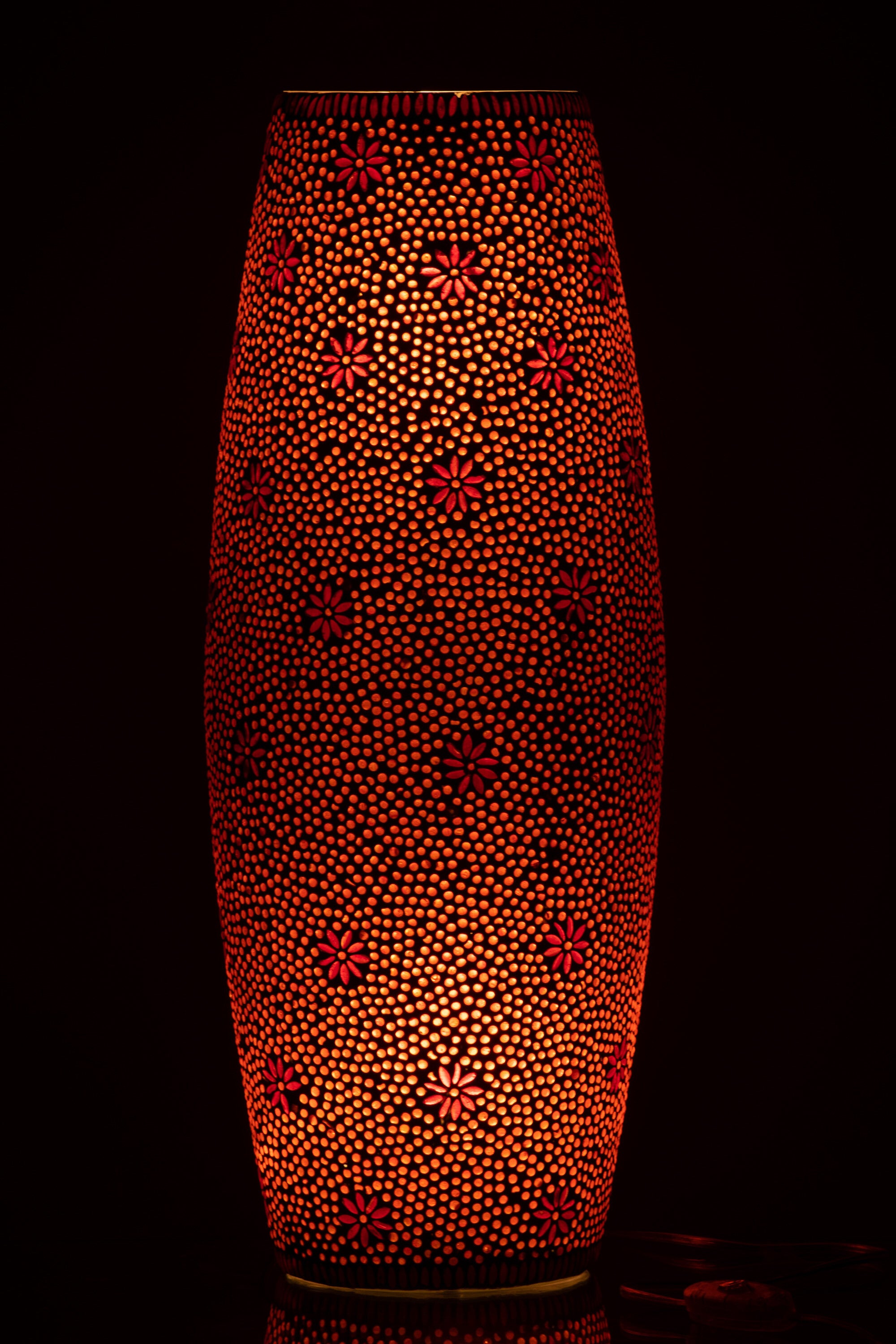 J-Line Lamp Bram Glas Rood Extra Large