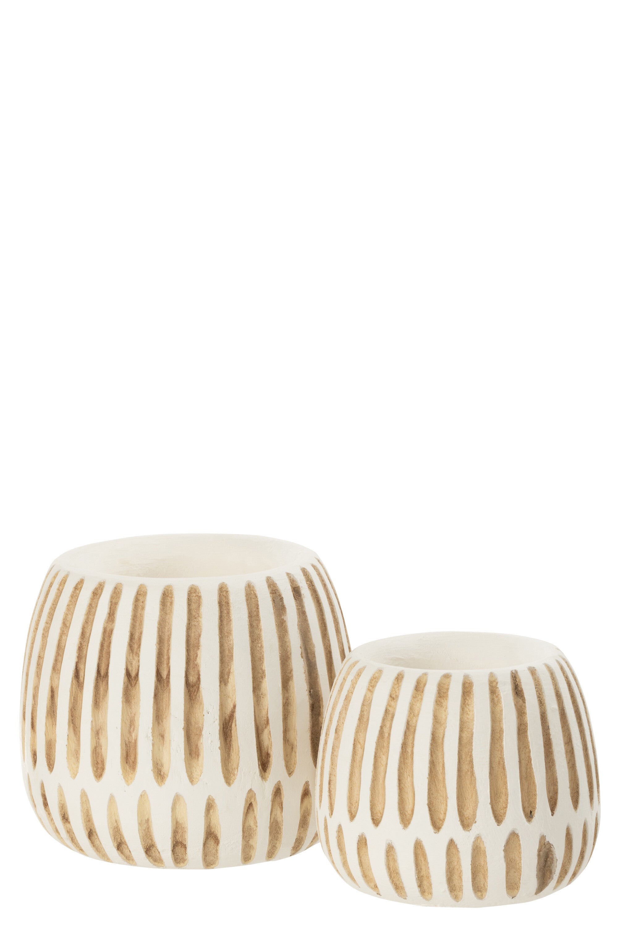 Pot Ying Hout Wit Medium