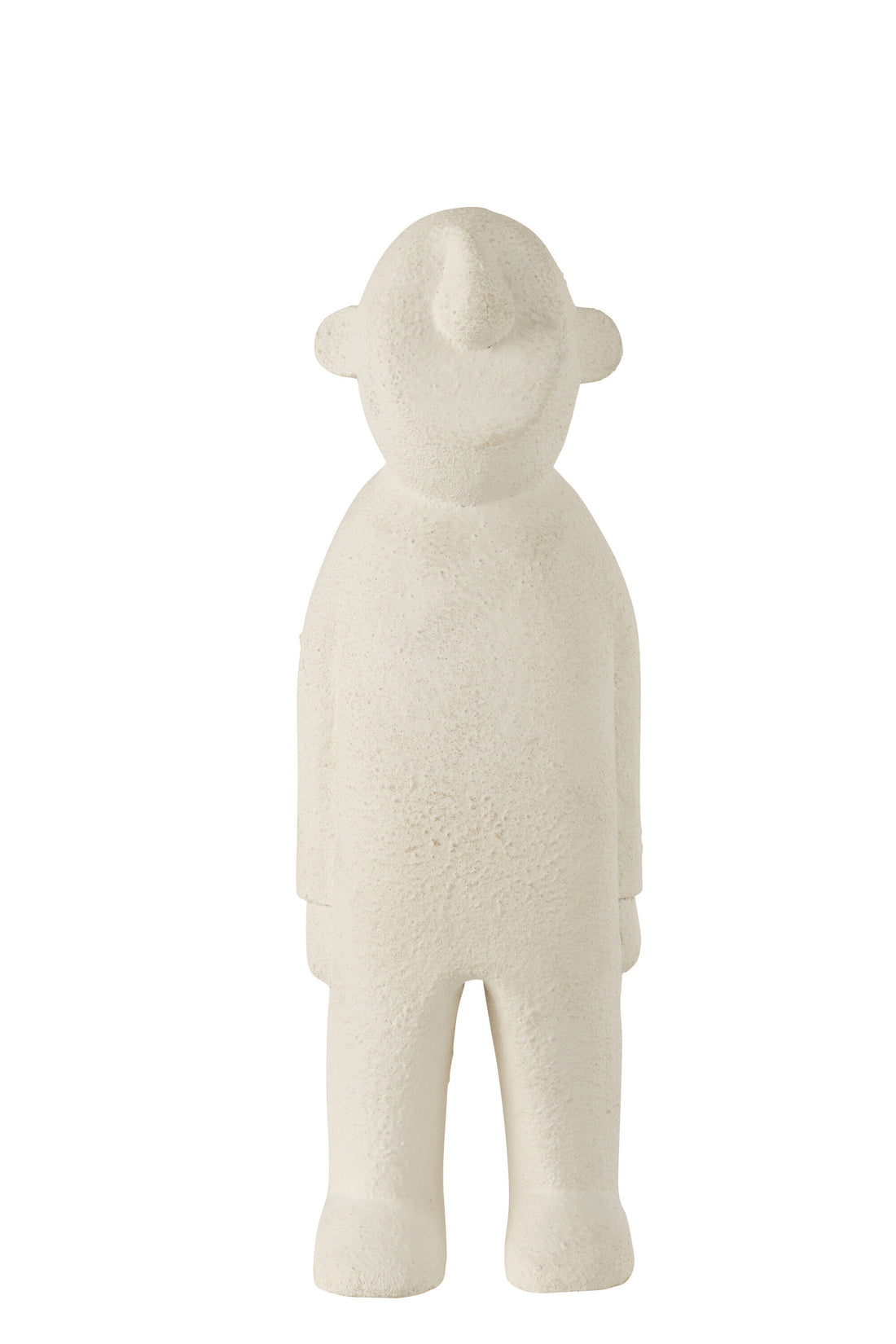 Beeldje Ngurah Hout Wit Middelgroot