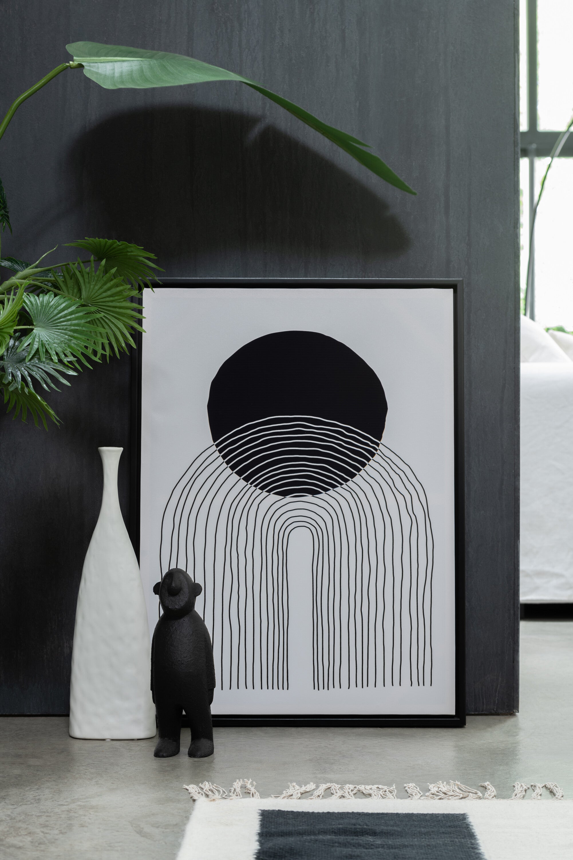 Beeldje Ngurah Hout Zwart Klein