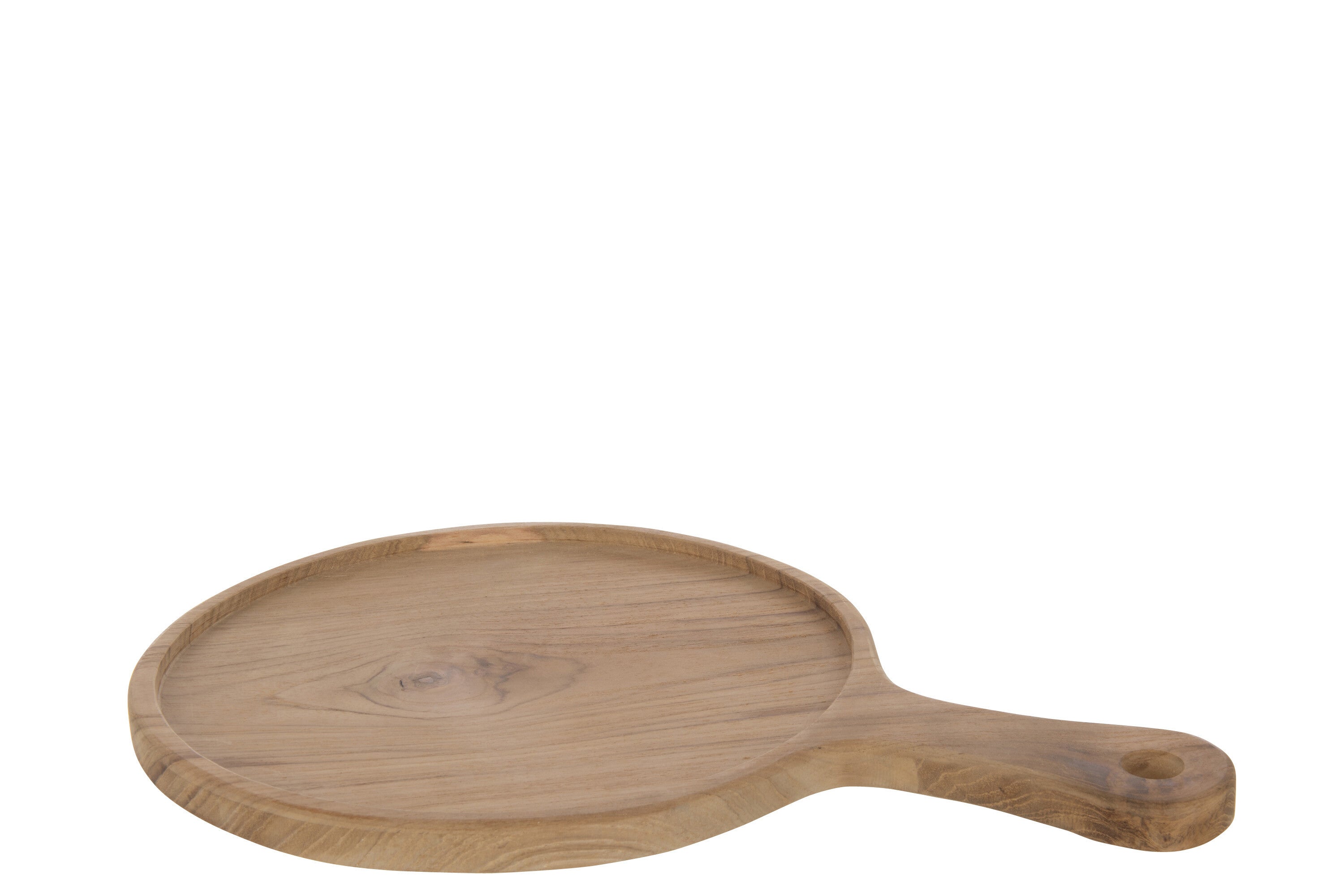 J-Line Rond snijplank - hout - naturel - M