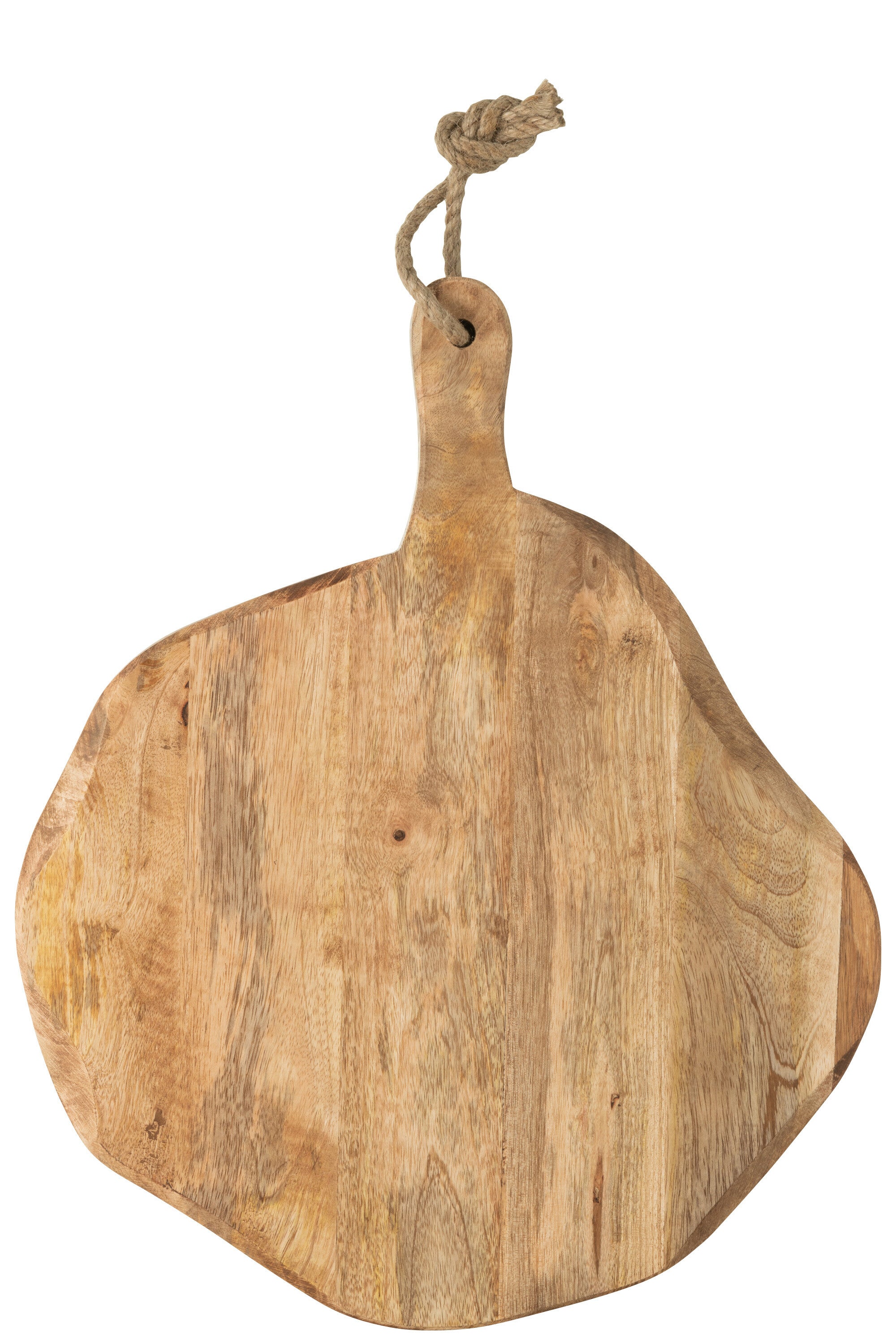 J-Line Organic Rond snijplank - hout - naturel - L