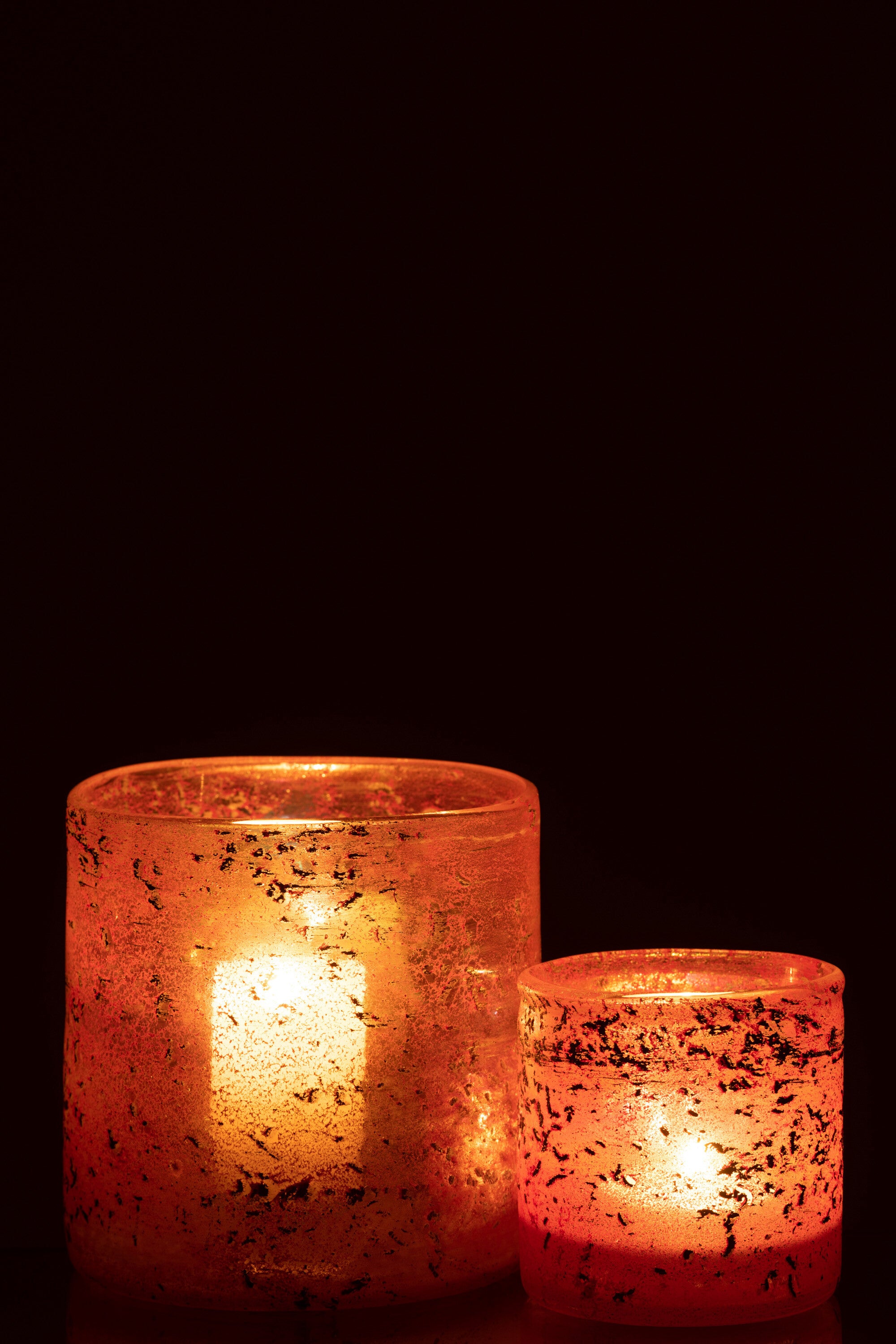 Hurricane Glas Roze Mix Medium