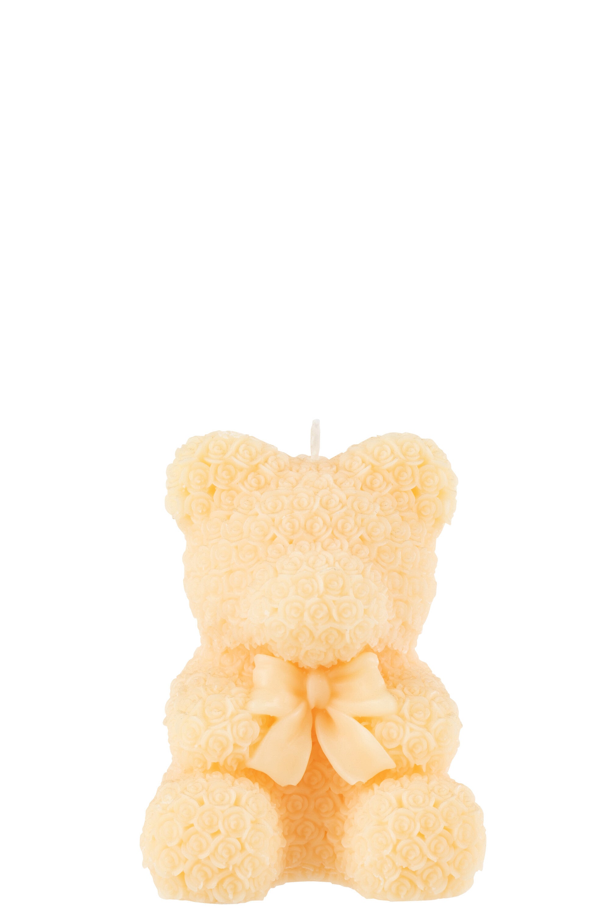 J-Line kaars Teddy Beer - lichtgeel - M - 15U