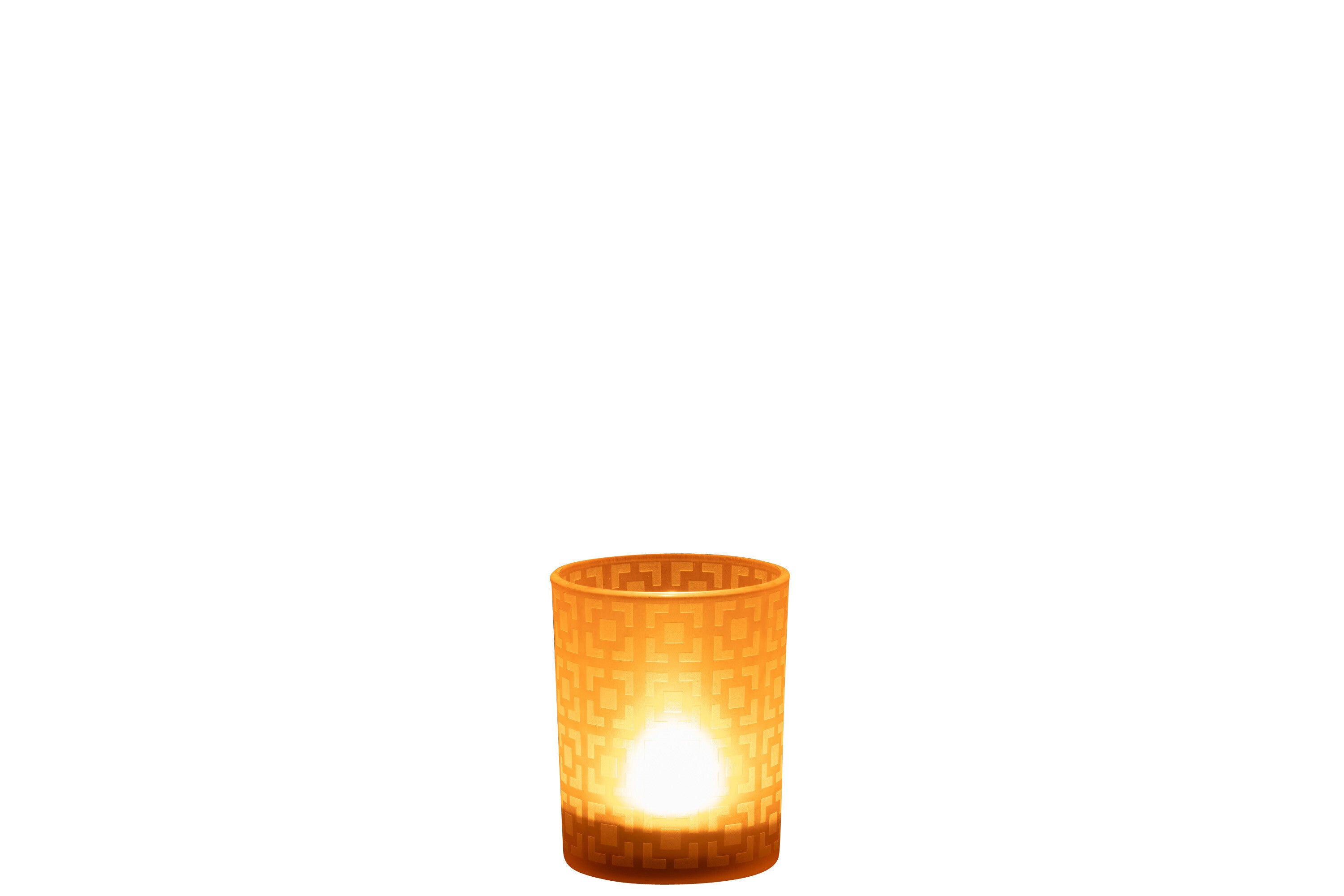 Orkaan Vierkanten Glas Beige Medium